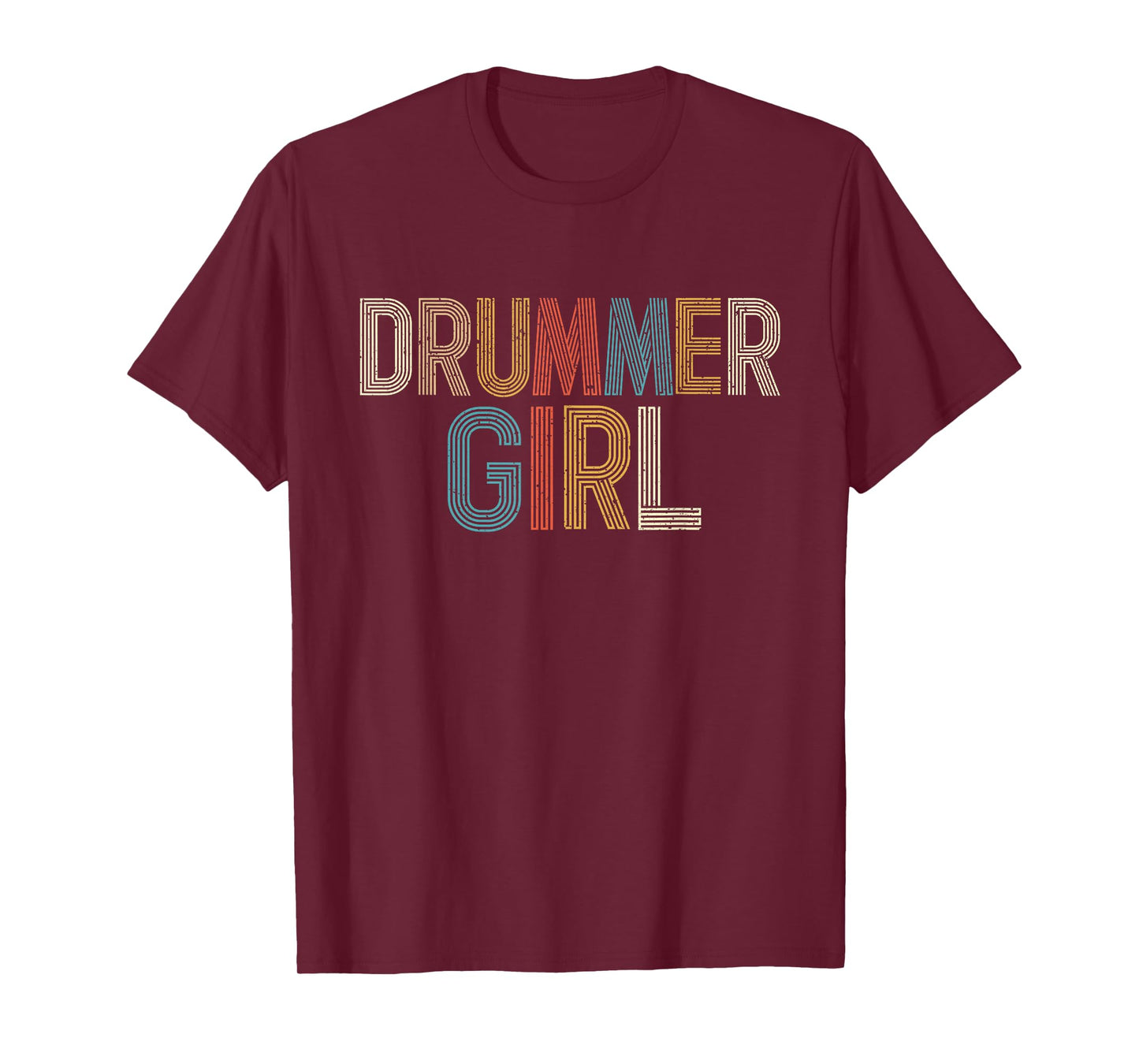 Drummer Girl - Percussionist Drumming Band Lover T-Shirt