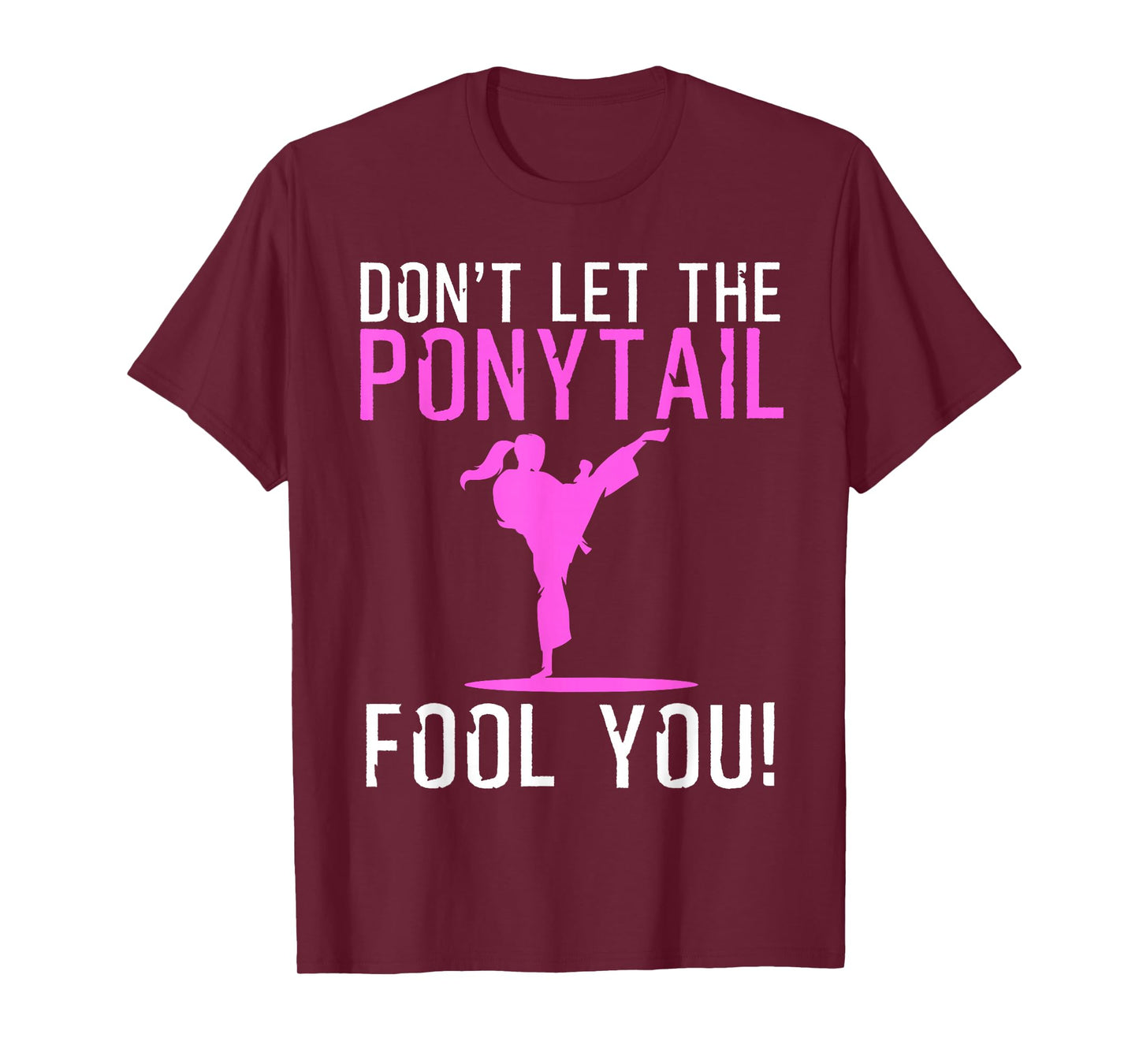 Funny Karate Design for Women Girls Karate Kick Martial Art T-Shirt Small