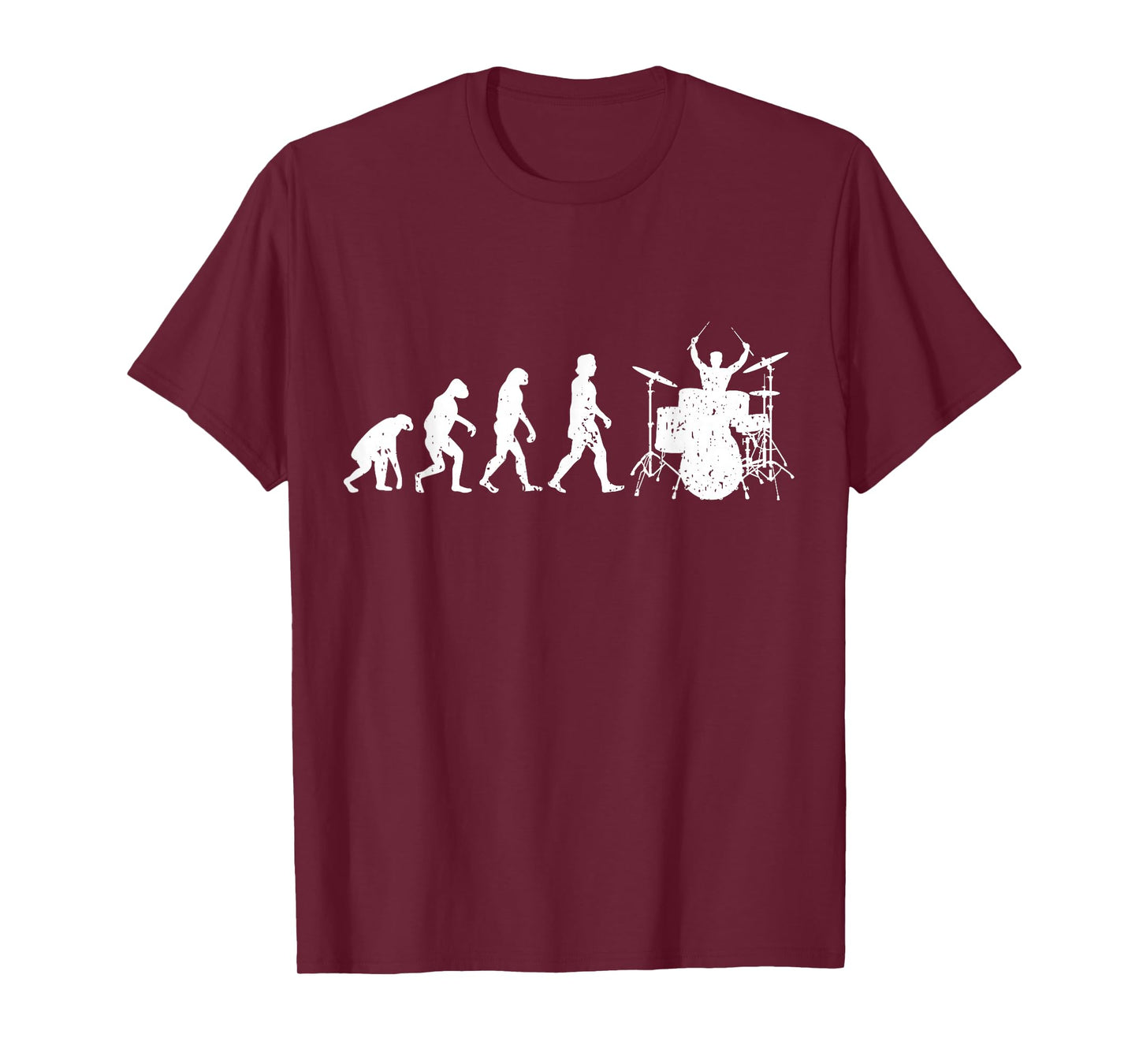 Drumming Evolution Funny Drummer T-Shirt