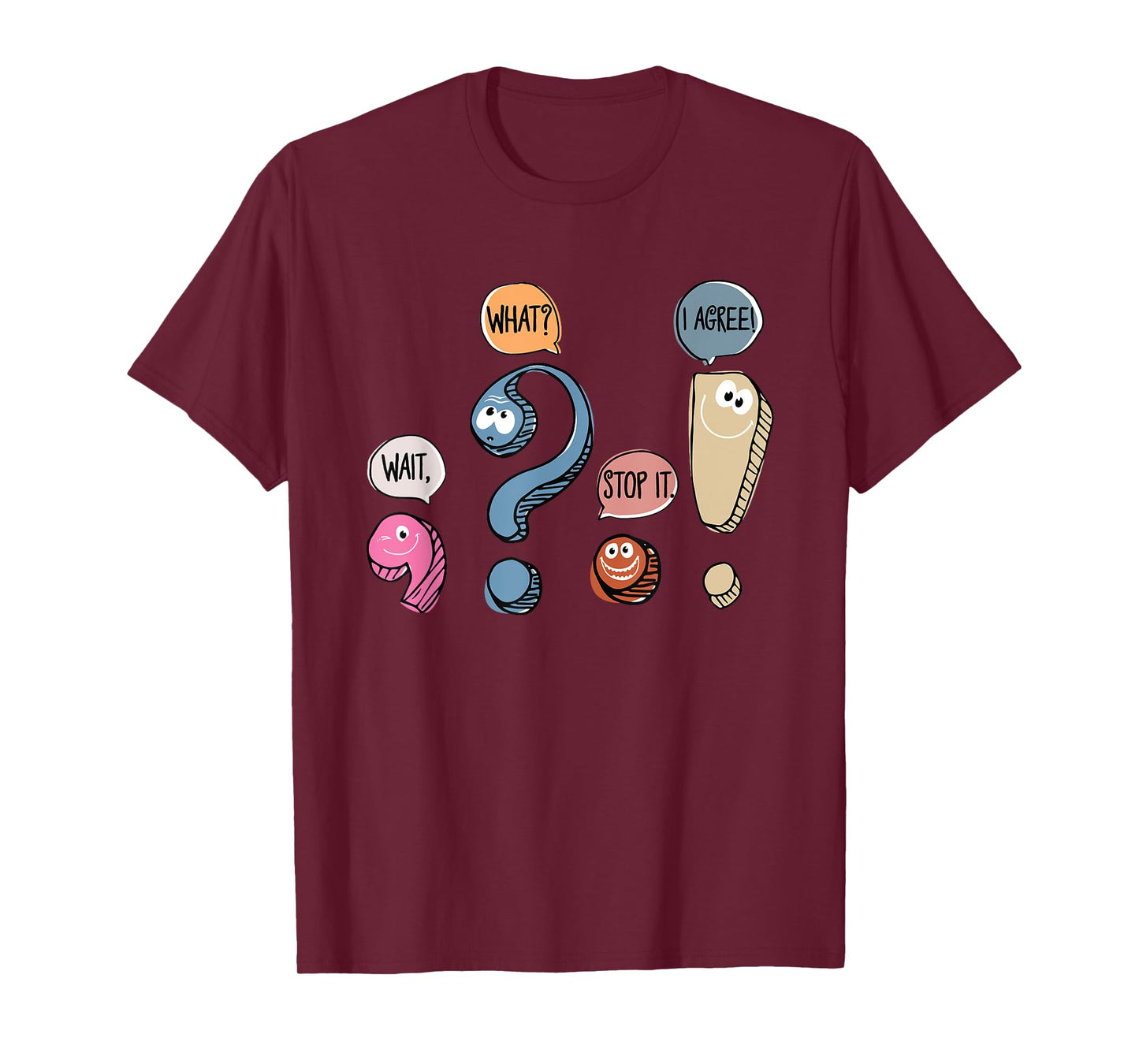 Funny Grammar Teacher Punctuation Gift For English Teacher Men Women T-Shirt