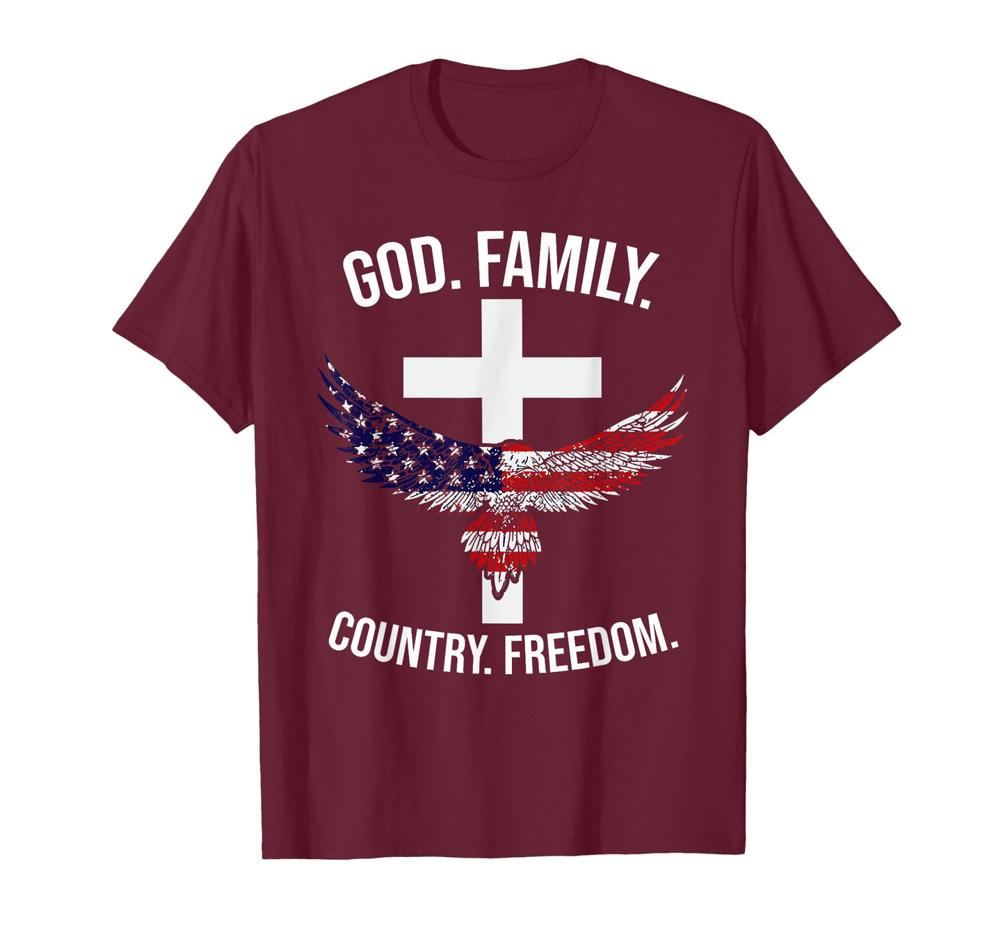 God Family Country Freedom Patriotic Country Music Lover Men T-Shirt