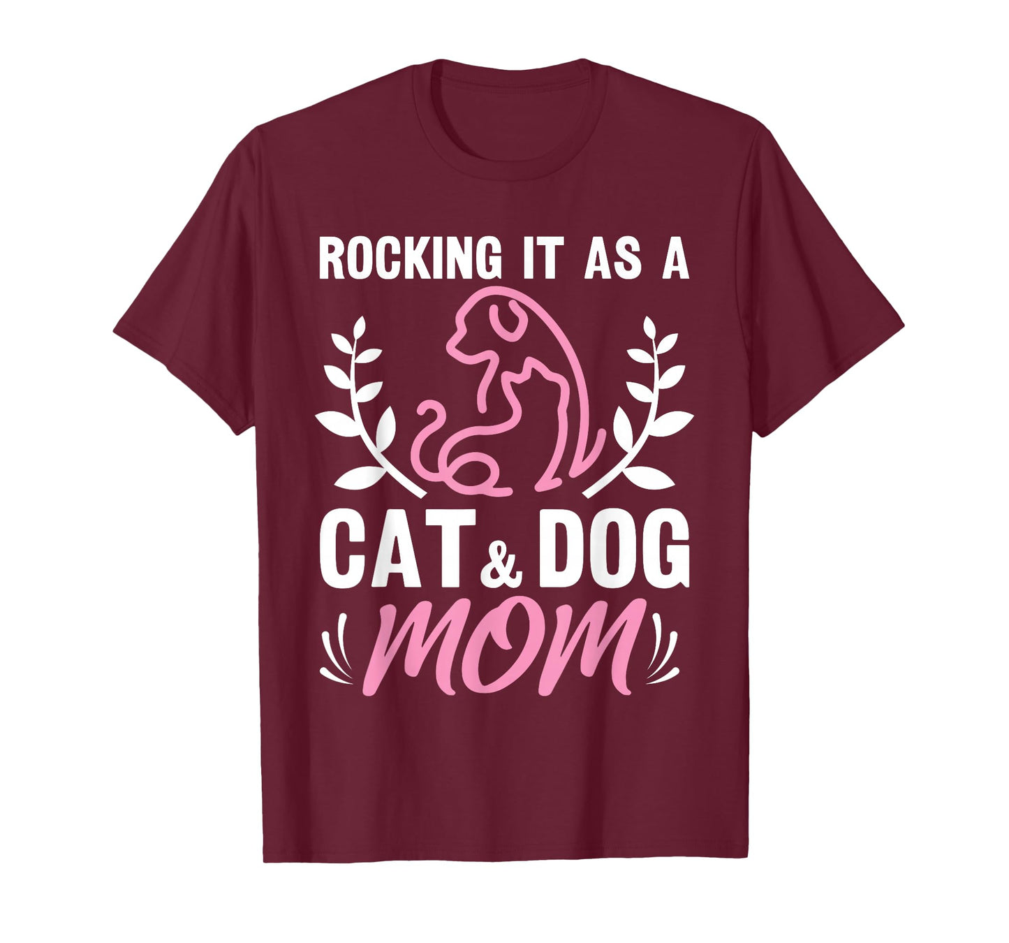 Cat and Dog Mom Fur Mama Mother's Day T-Shirt