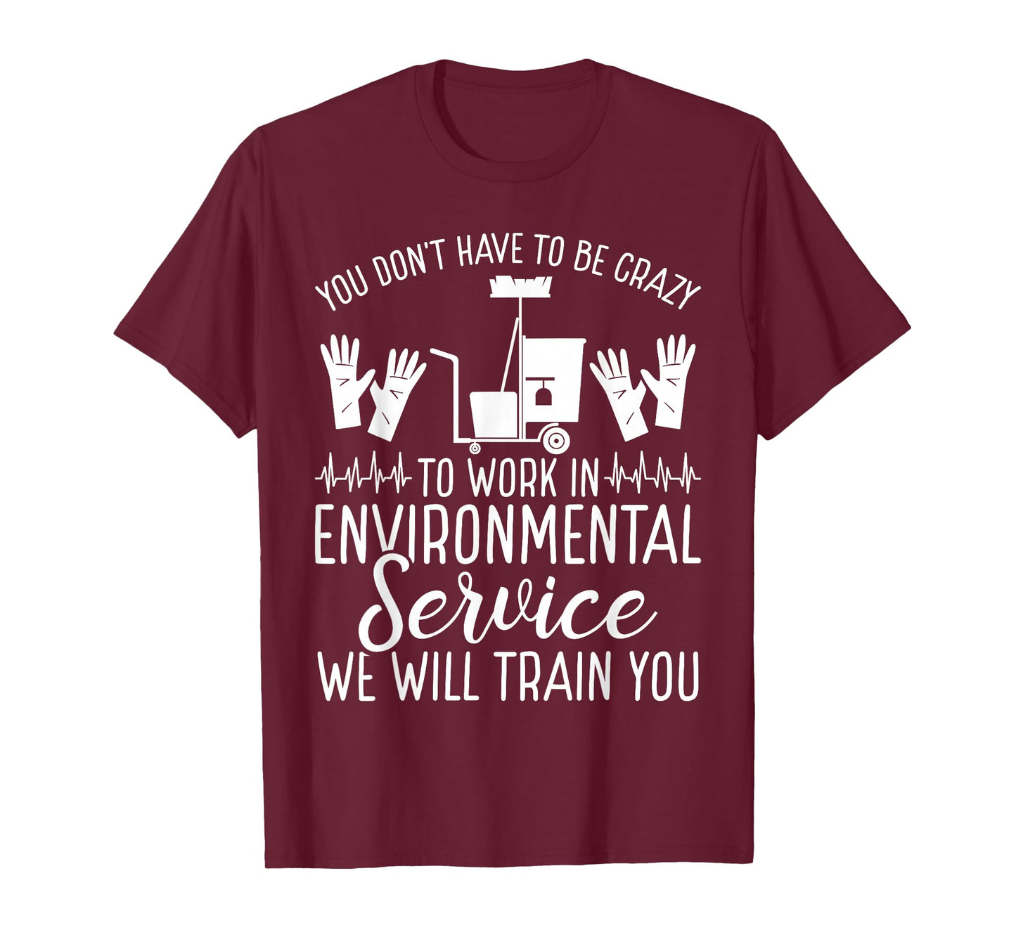 Environmental Service Technician EVS Worker EVS Tech Badge T-Shirt