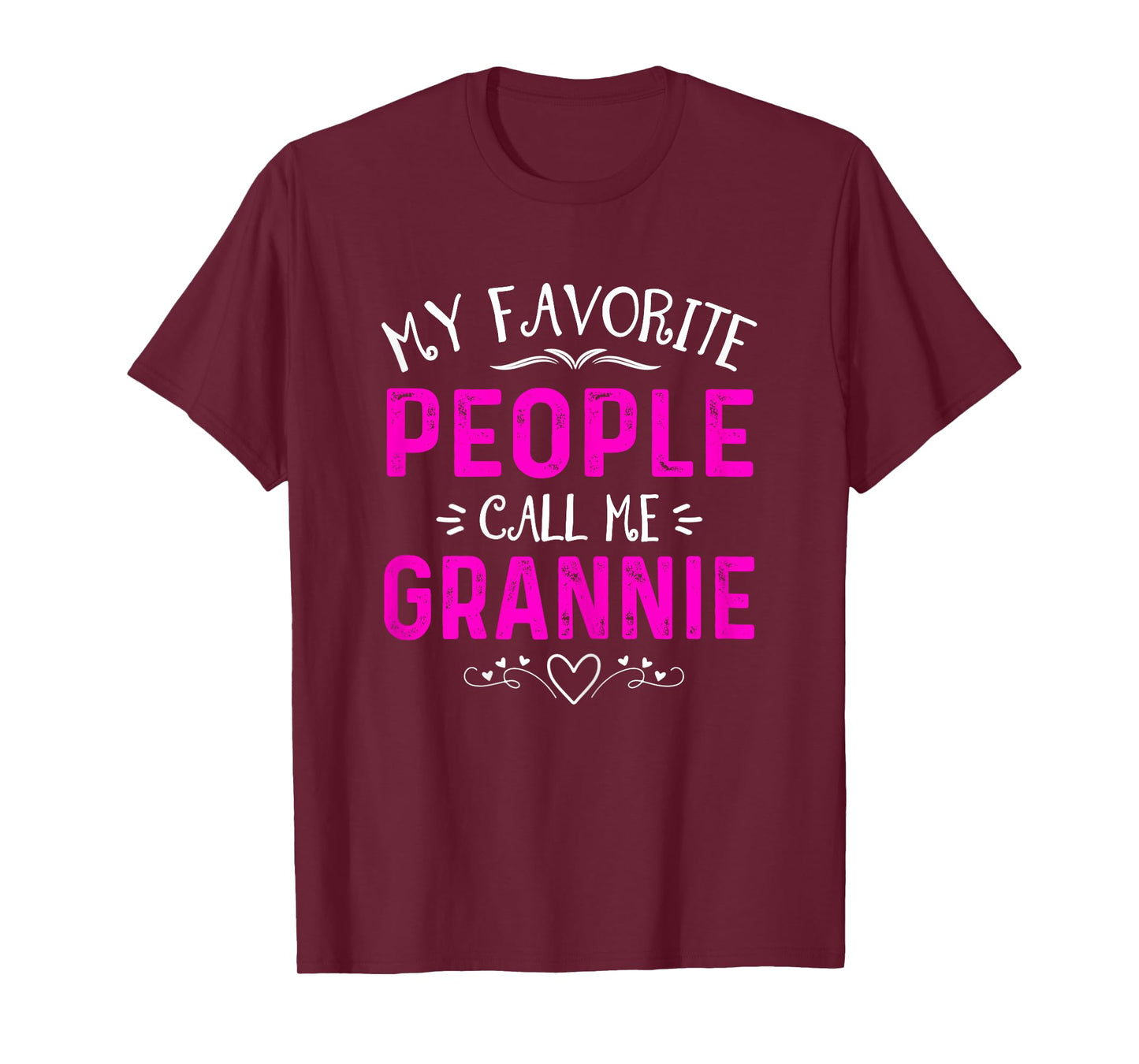 My Favorite People Call Me Grannie Floral Mother's Day T-Shirt