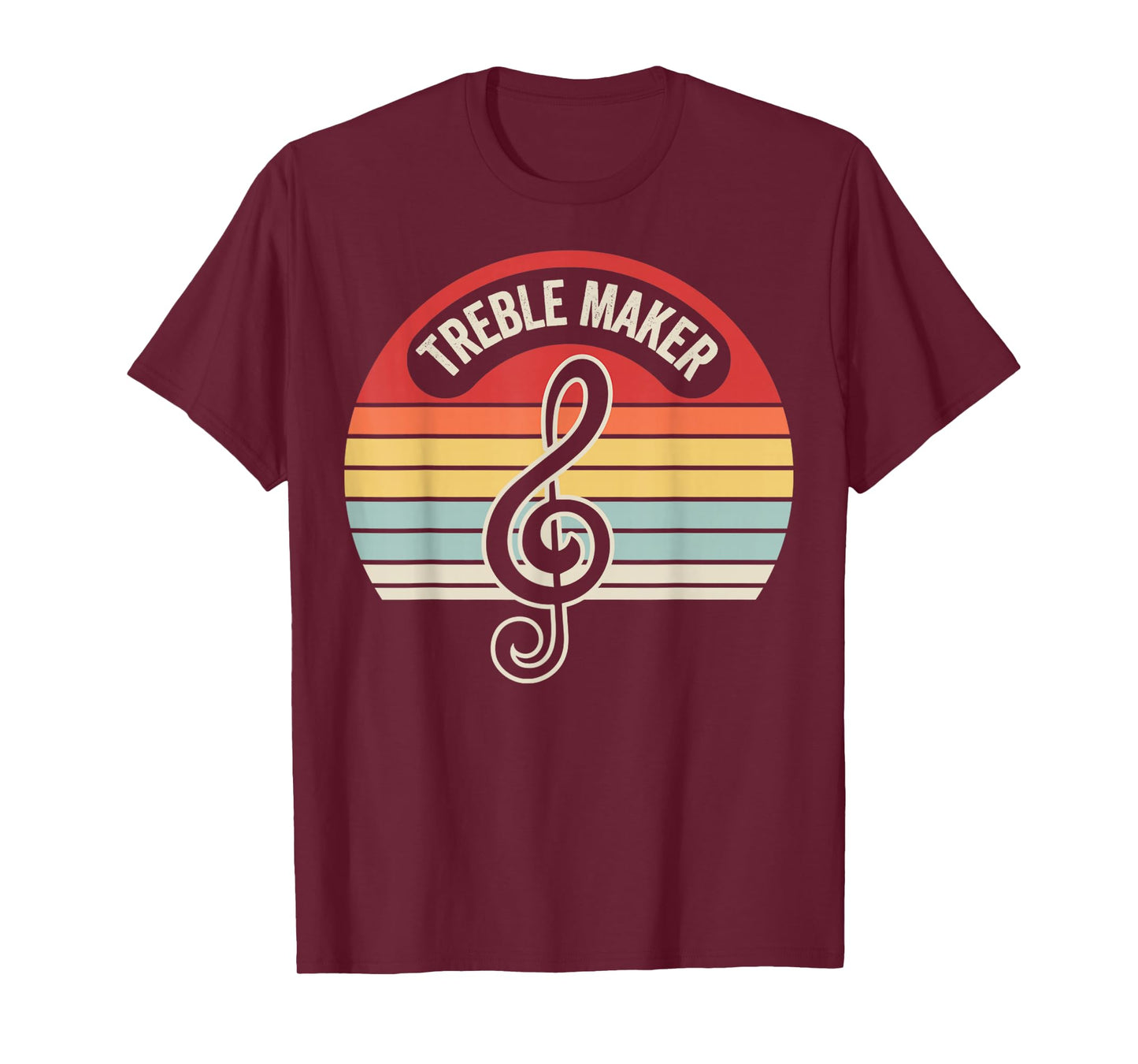 Treble Maker Vintage Music Design T-Shirt
