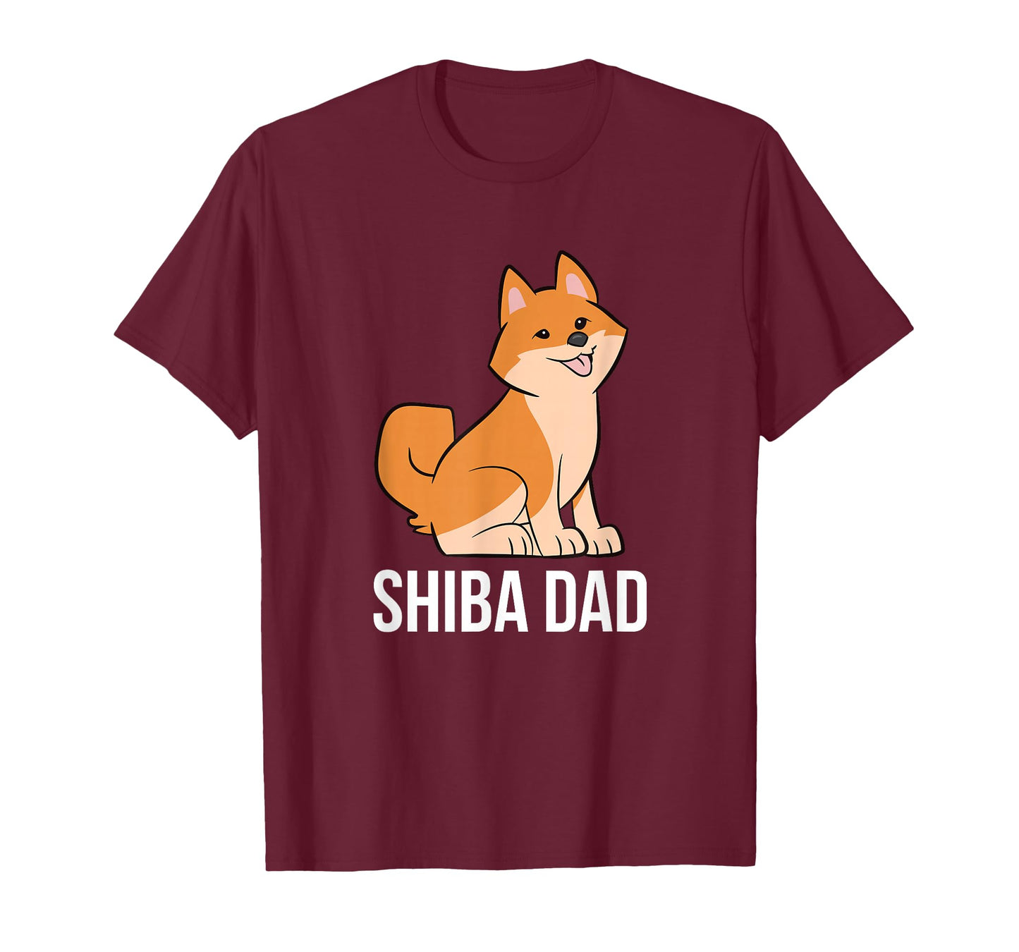 Funny Shiba Inu Father Dog Shiba Inu Papa Funny Shiba Dad T-Shirt
