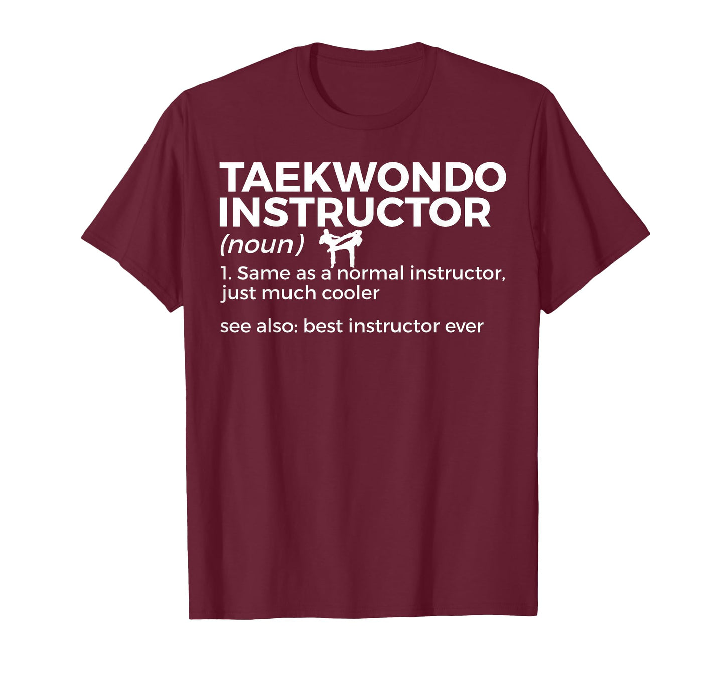 Taekwondo Funny Martial Arts Apparel Taekwondo Instructor Definition Black Unisex-Kids Cotton 100% Polyester 0% Classic Fit Short Sleeve T-Shirt