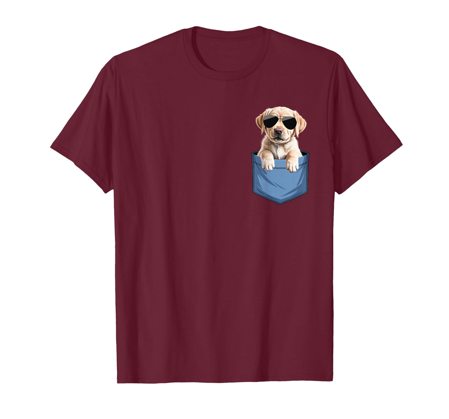Cute Pocket Labrador Retriever Lover Yellow Lab Mom T-Shirt