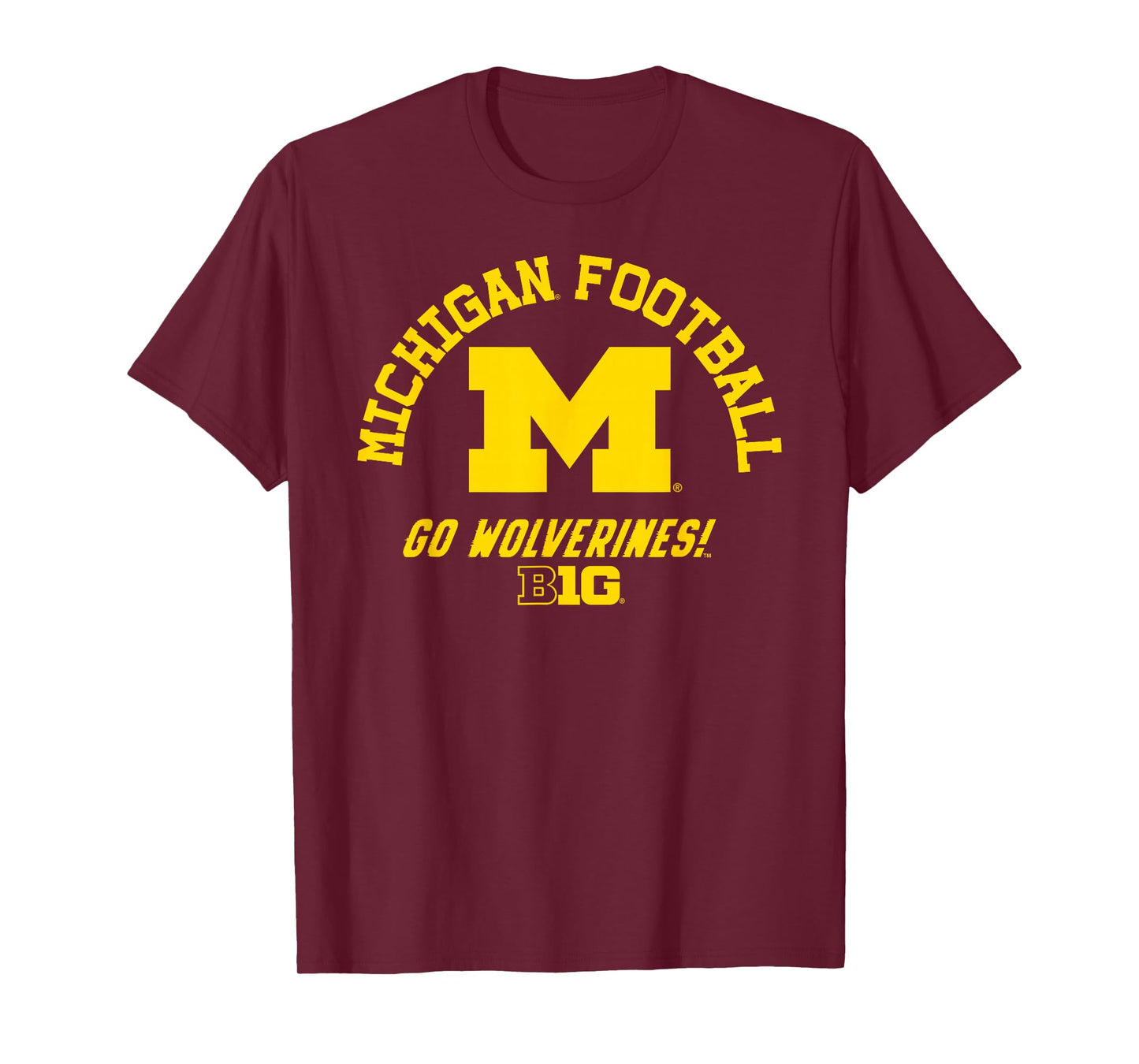 Michigan Wolverines Big 10 Football Navy Officially Licensed T-Shirt