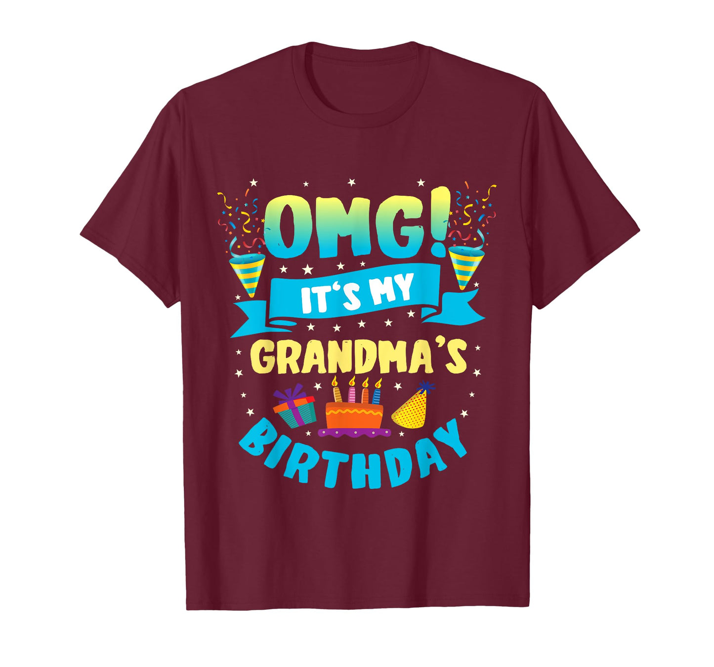 OMG It's My Grandma Birthday T-Shirt