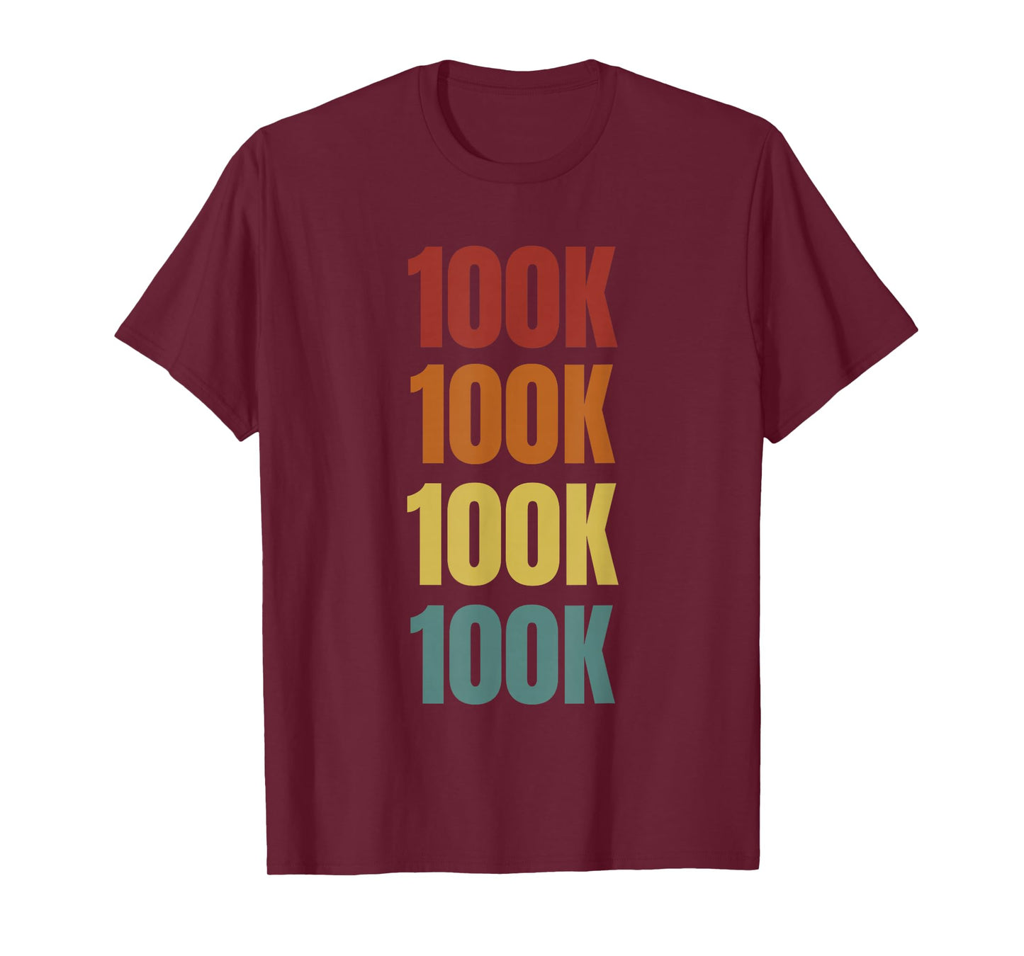 Ultra Marathon Runner Gift Retro Running 100K Endurance Run T-Shirt