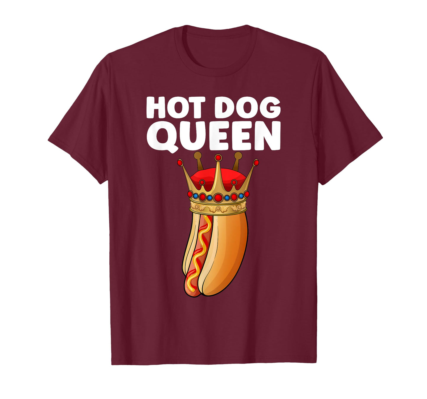 Cute Hot Dog Design For Women Girls Sausage Hotdog Lovers T-Shirt