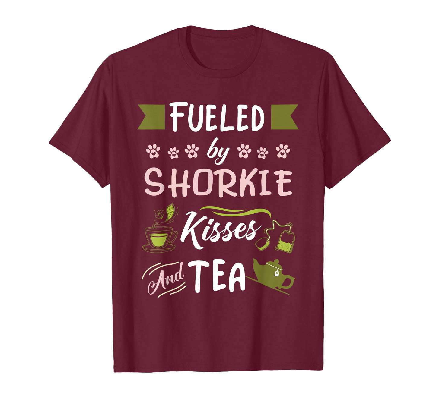 Shorkie Mom Tea Lover Dog Pet Owner T-Shirt