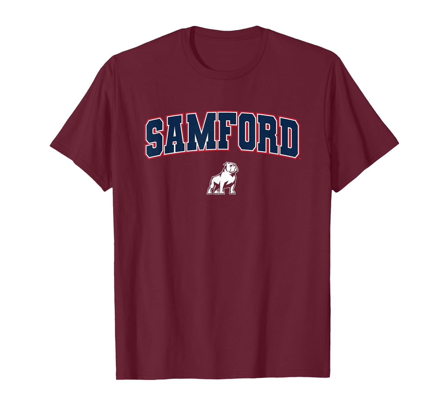 Samford University Bulldogs Arch Logo T-Shirt