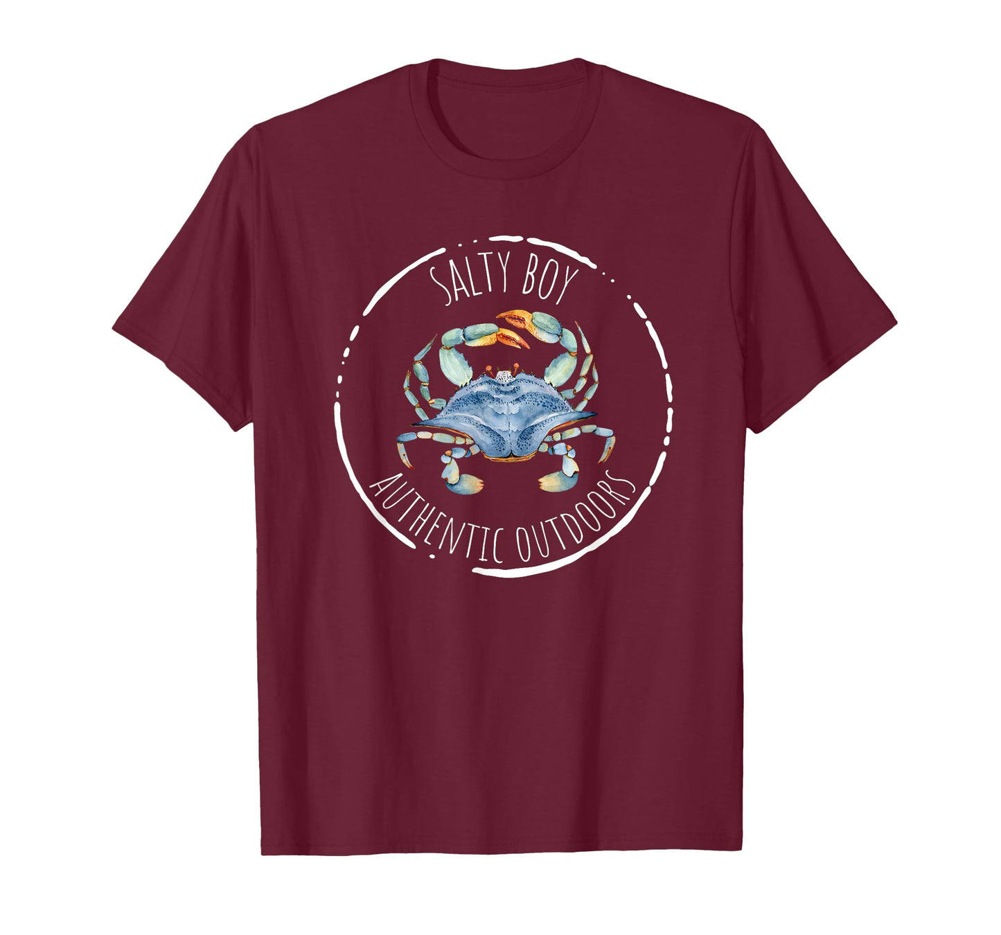Salty Boy Salty Attitude Funny Fishing Crab Fishing Salty T-Shirt