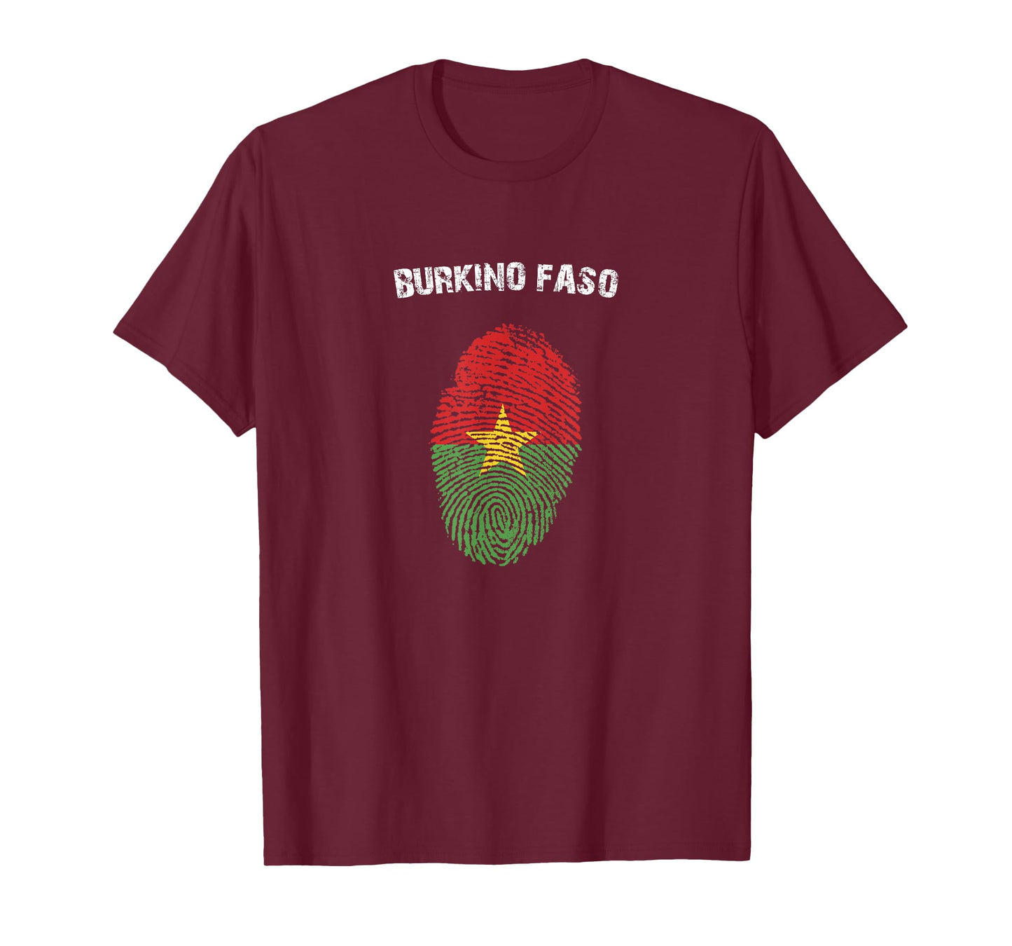 Burkino Faso Fingerprint Flag Country Pride Heritage Shirt
