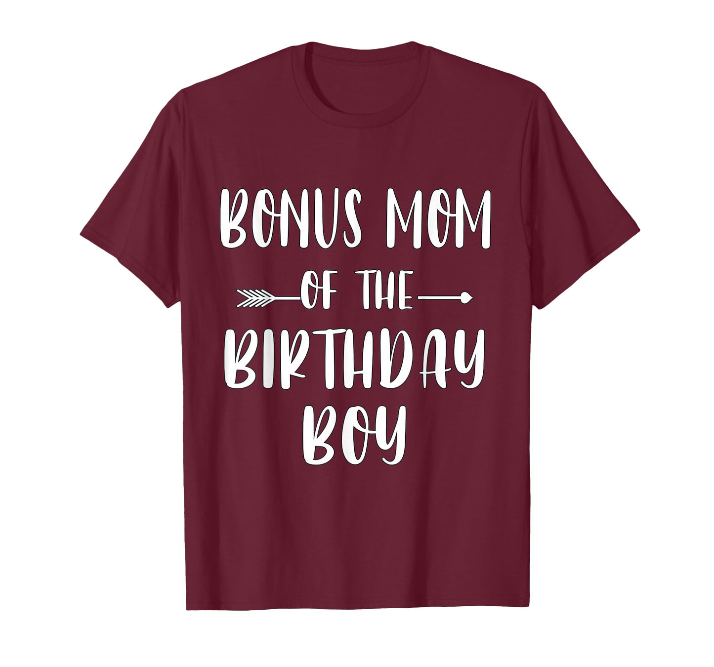 Funny Bonus Mom Of The Birthday Boy Cute Matching Family T-Shirt