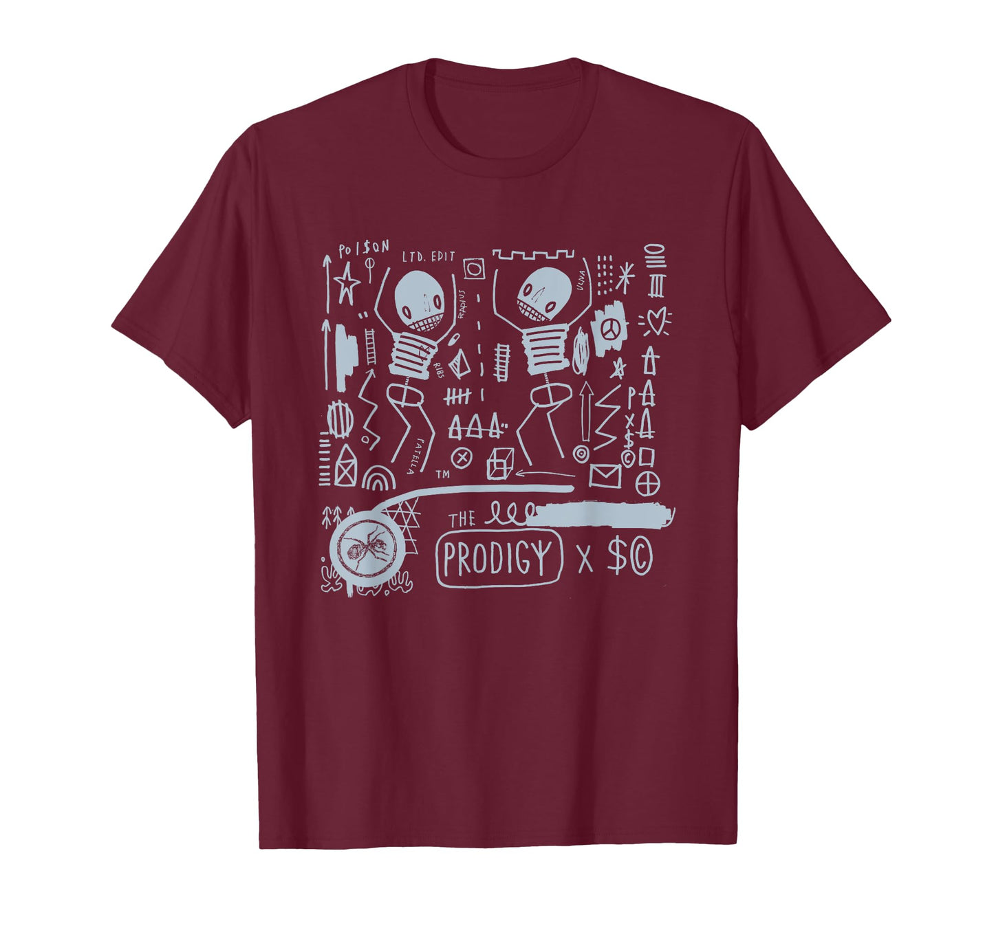 The Prodigy X Skeleton Cardboard T-Shirt