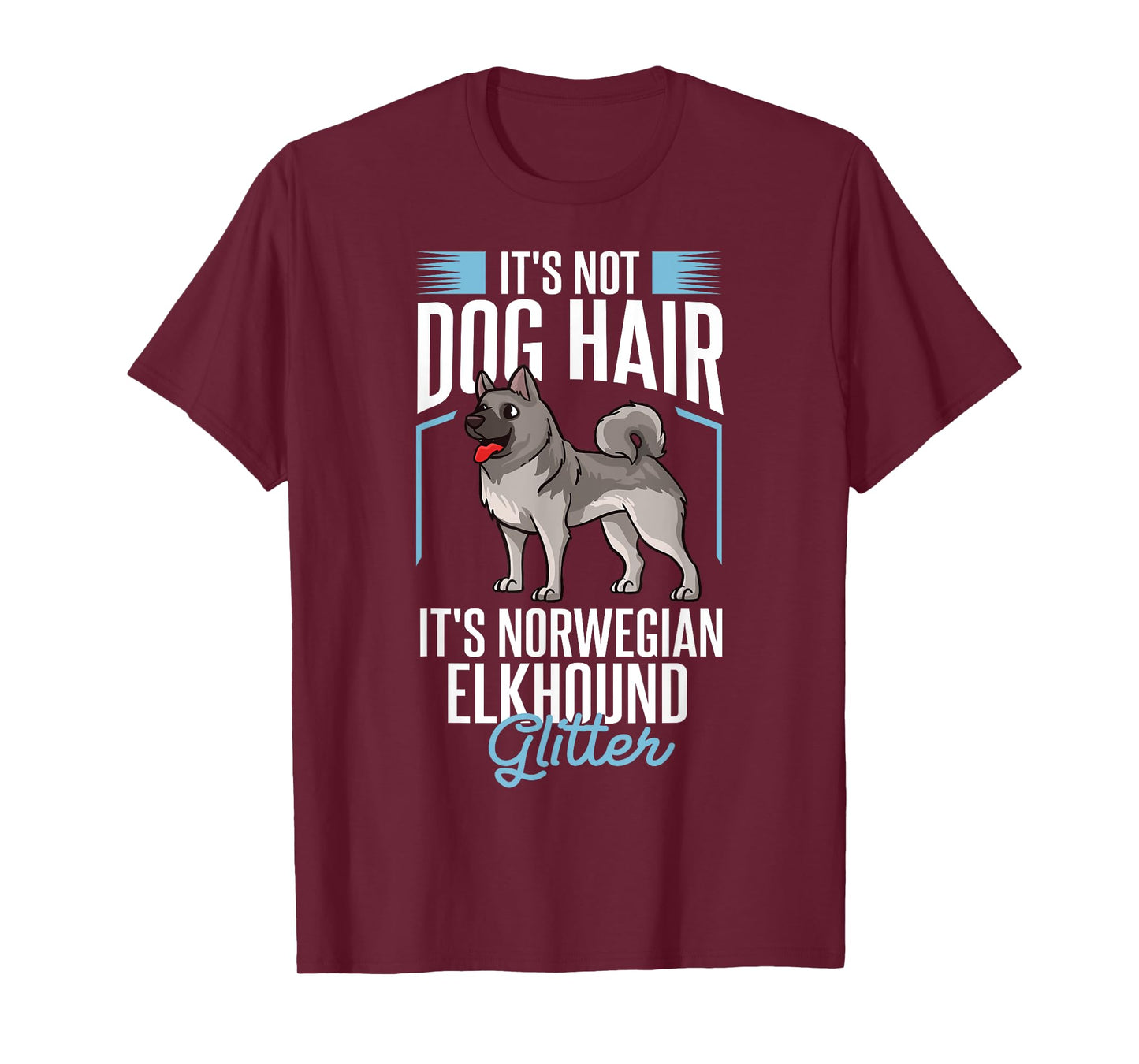 Norwegian Elkhound Dog Gift Puppies Owner Lover T-Shirt