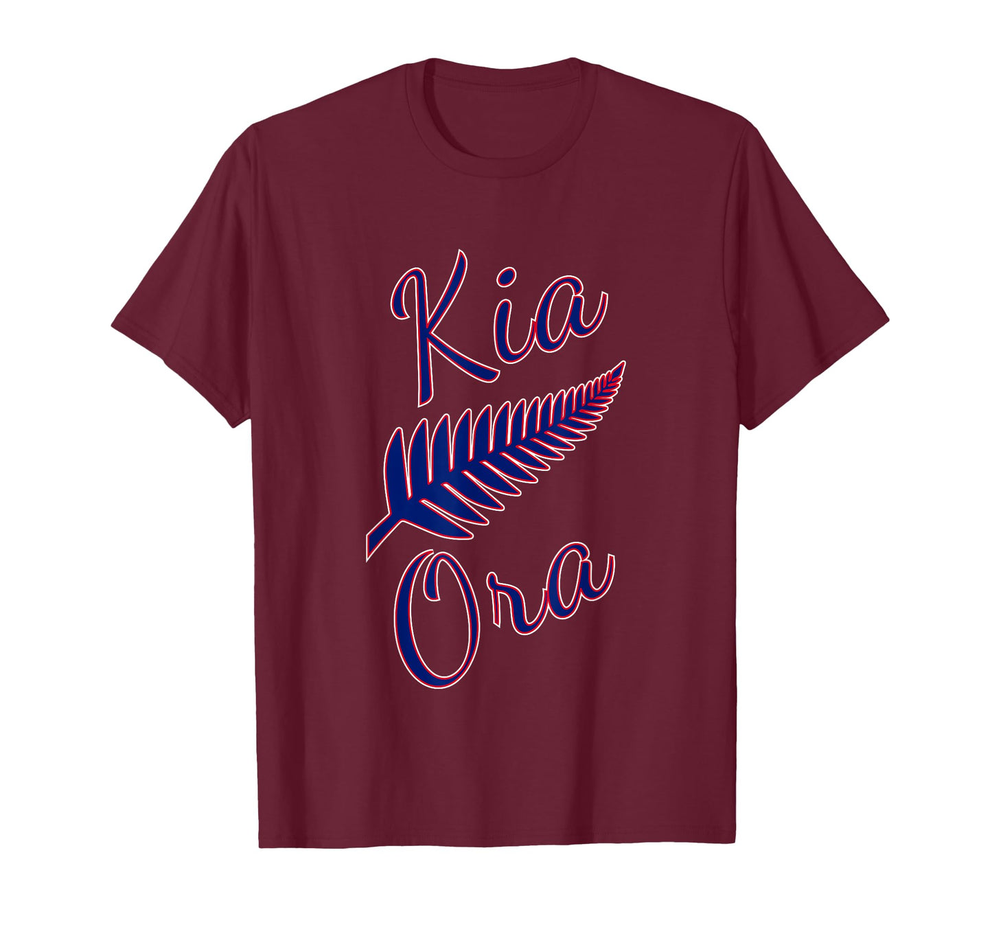 Kia Ora Maori Greeting New Zealand Pride Silver Fern Travel T-Shirt