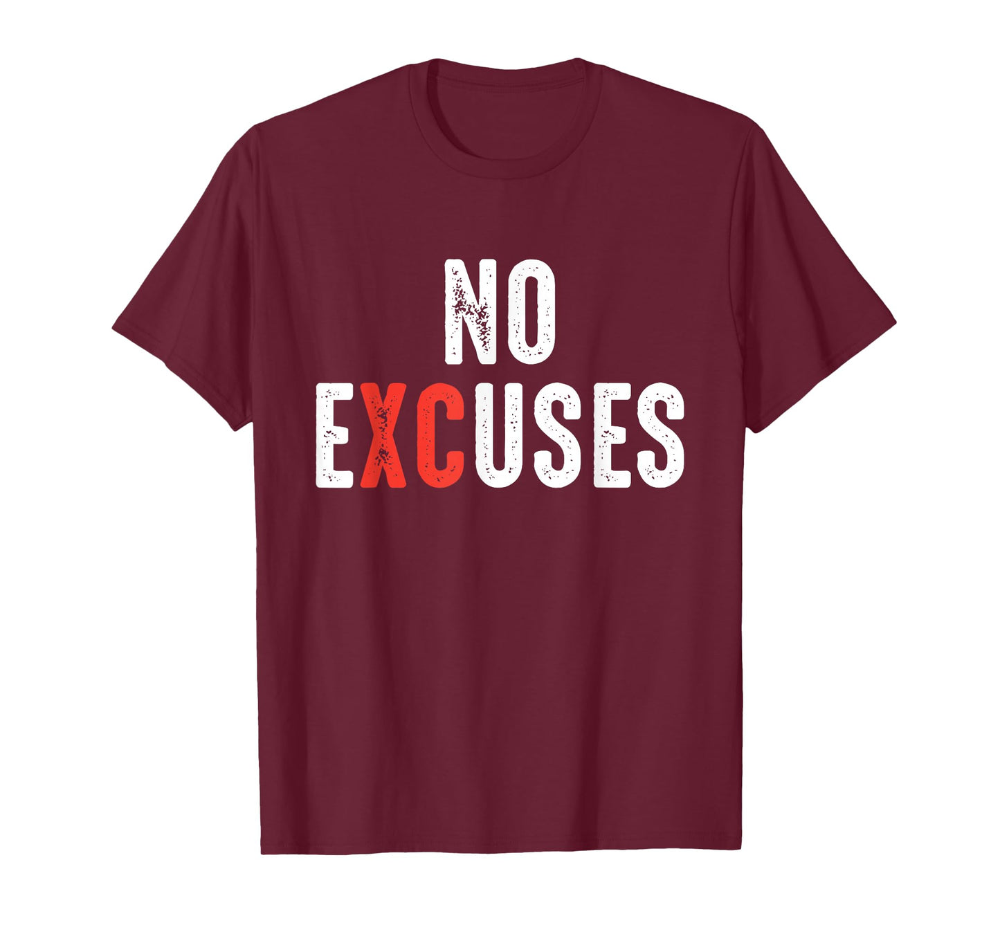 Cross Country Track Running for Vintage XC Runner No Excuses T-Shirt
