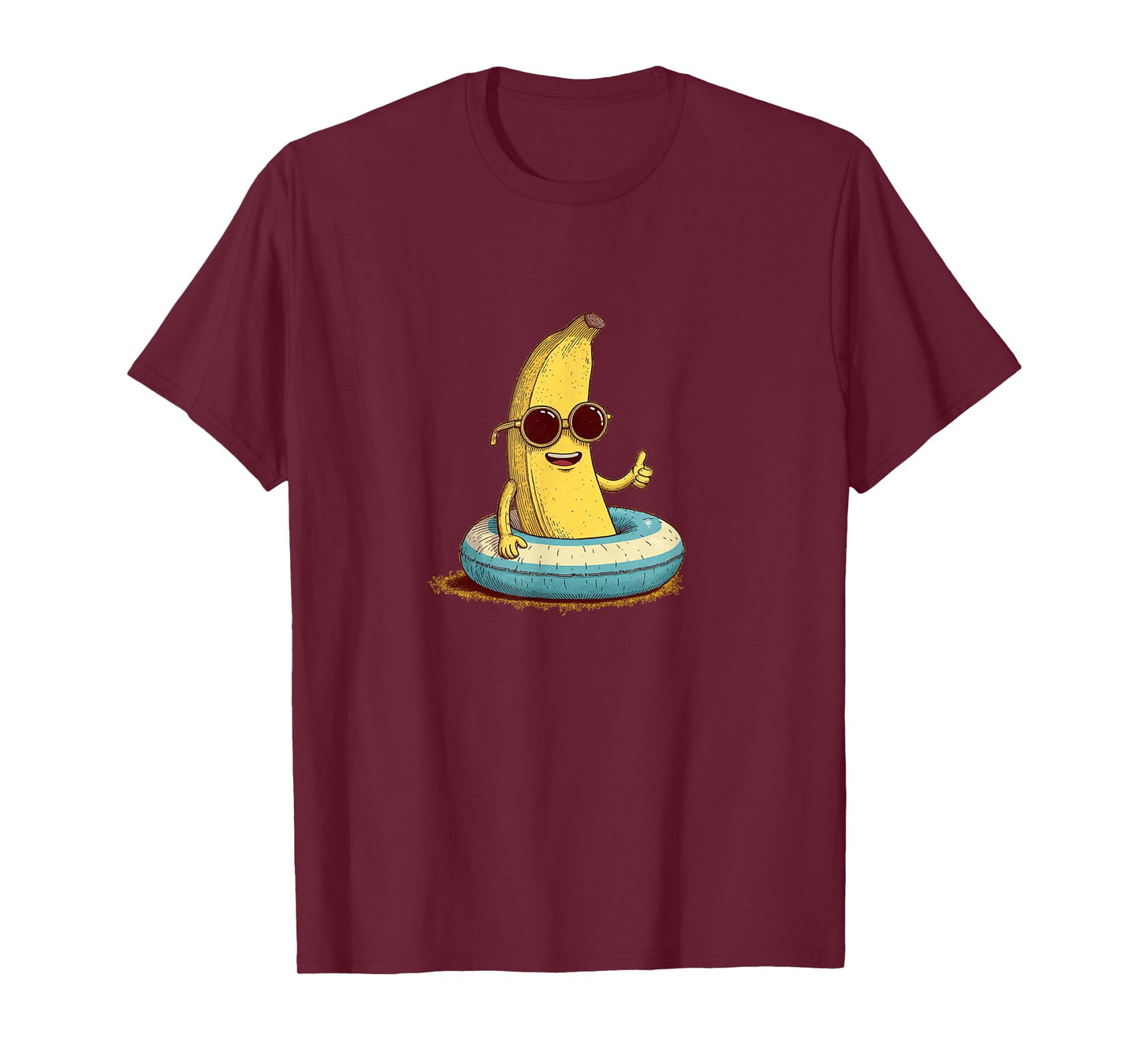Beautiful Banana Holiday for Pool Ring and Beach Vacation T-Shirt