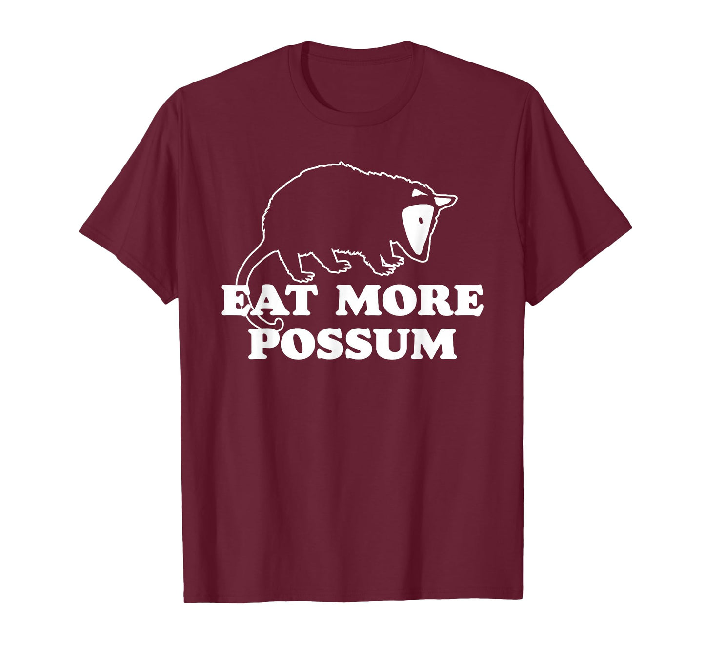 Eat More Possum! Funny Country Hillbilly Vintage Animal 80s T-Shirt