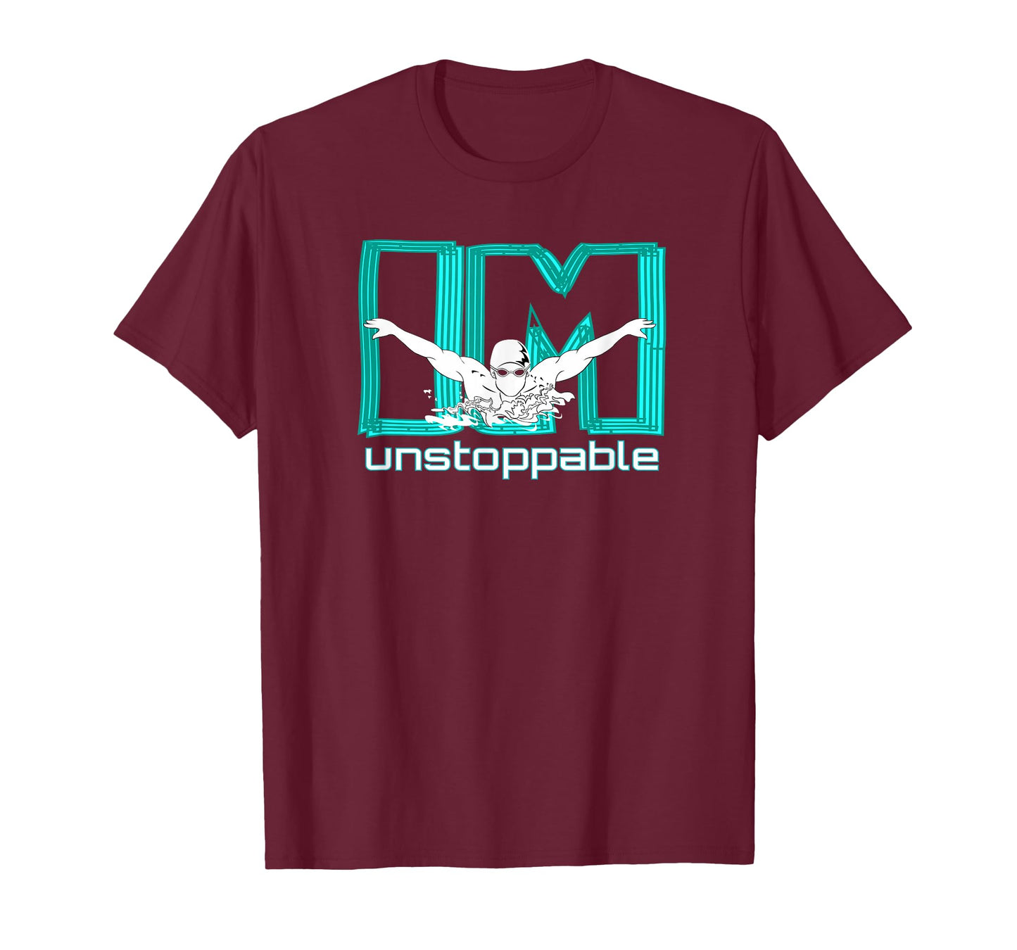 Swimmer T Shirt Funny Swim Swimming Cool Practice Proud Tee T-Shirt