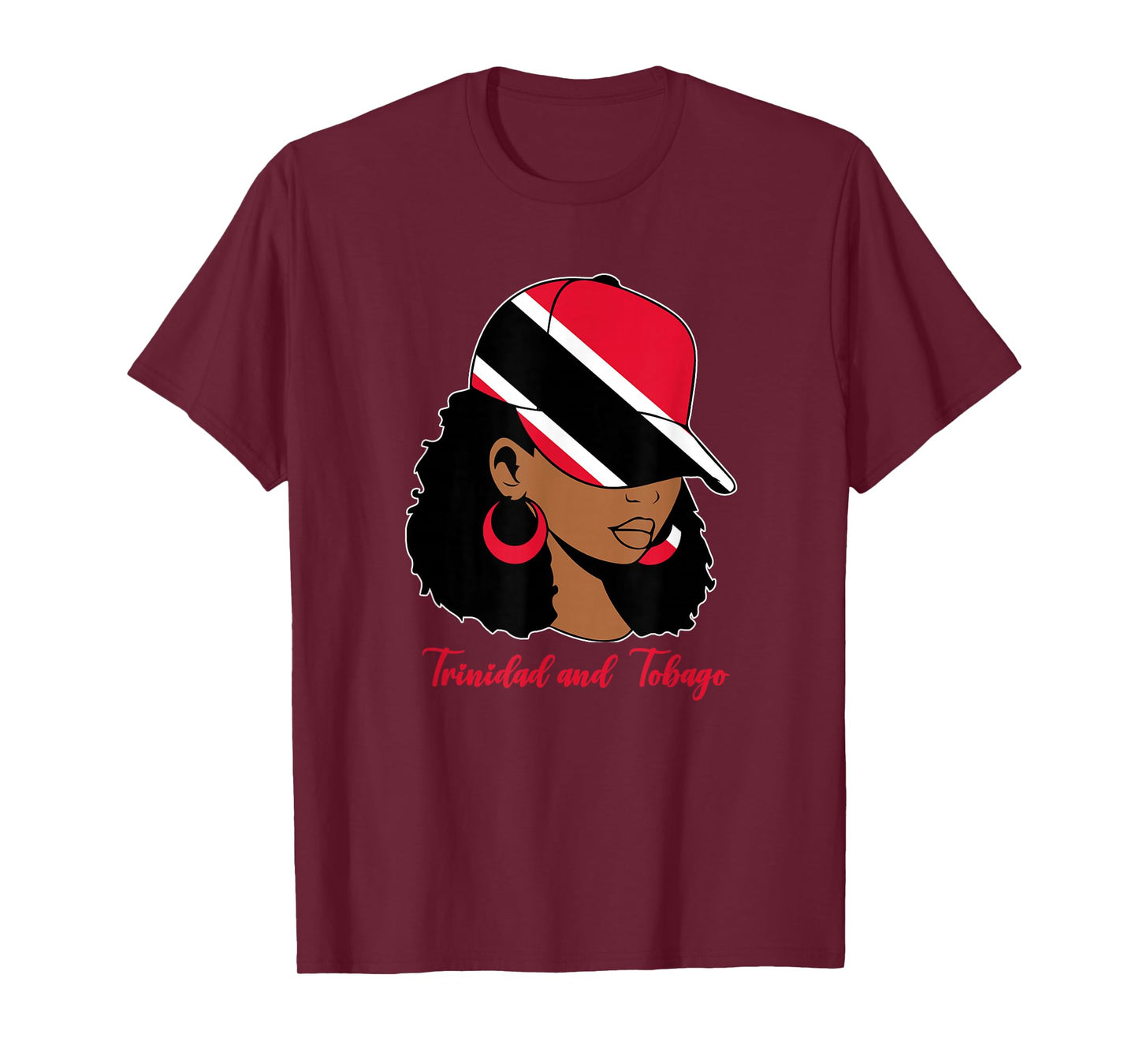 Trinidadian Girl For Women Trini Trinidad and Tobago Flag T-Shirt