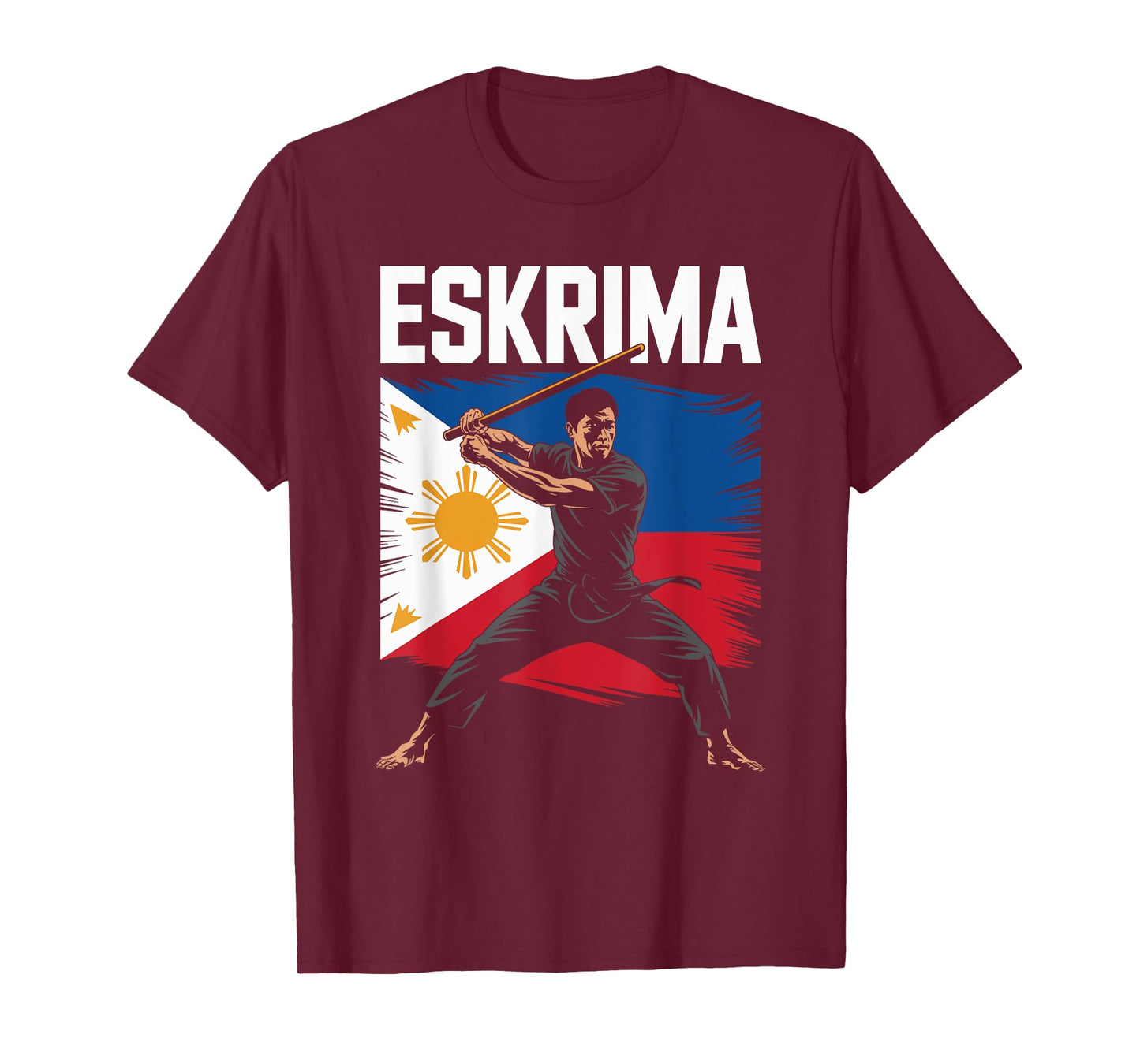 Eskrima Filipino Martial Arts Stick Fighting T-Shirt