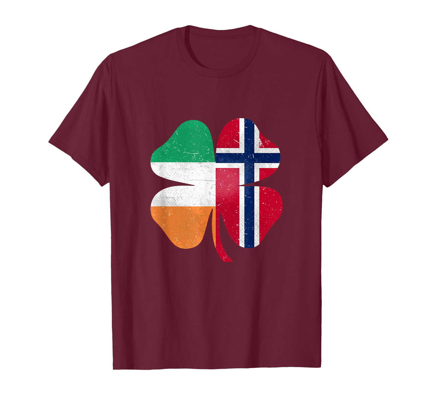 Norwegian Irish Shamrock Norway Ireland St. Patrick's Day T-Shirt