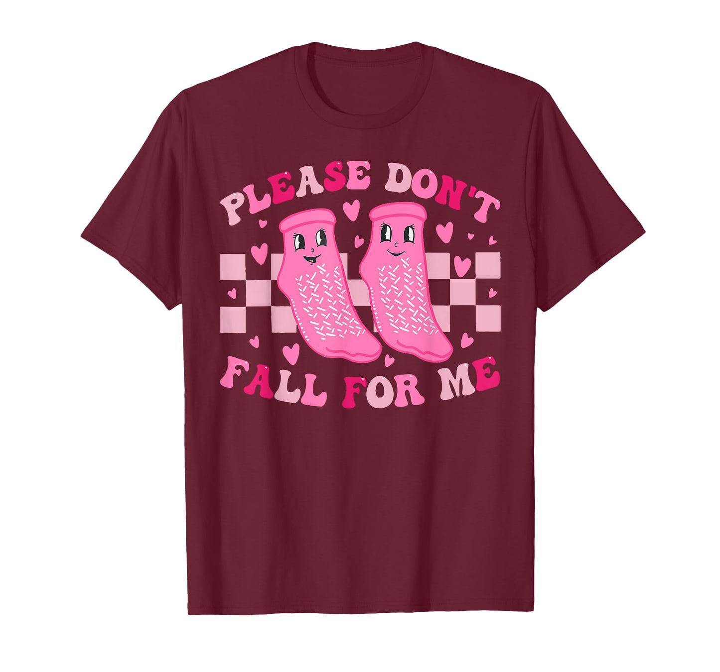 Funny Nurse Valentine Please Don't Fall For Me RN PCT CNA T-Shirt