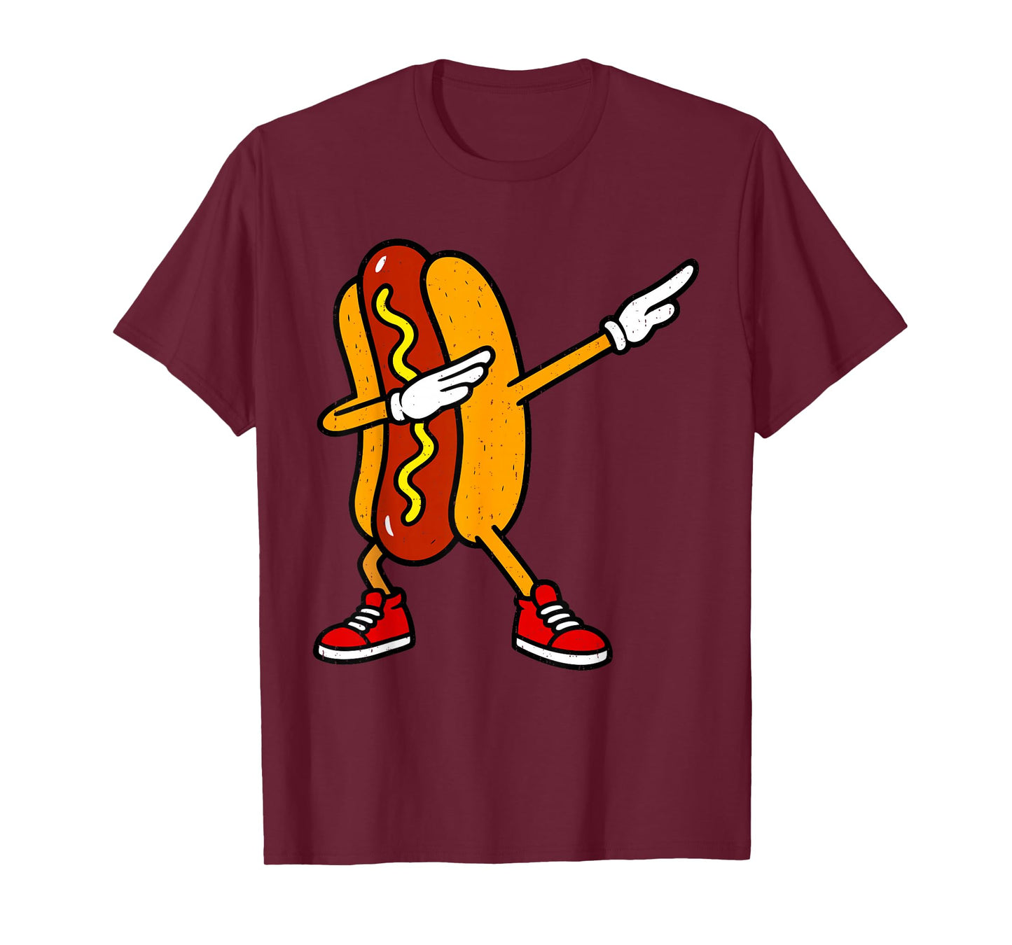 Dabbing Hotdog Fast Food Lover Dab Dance Dancing T-Shirt
