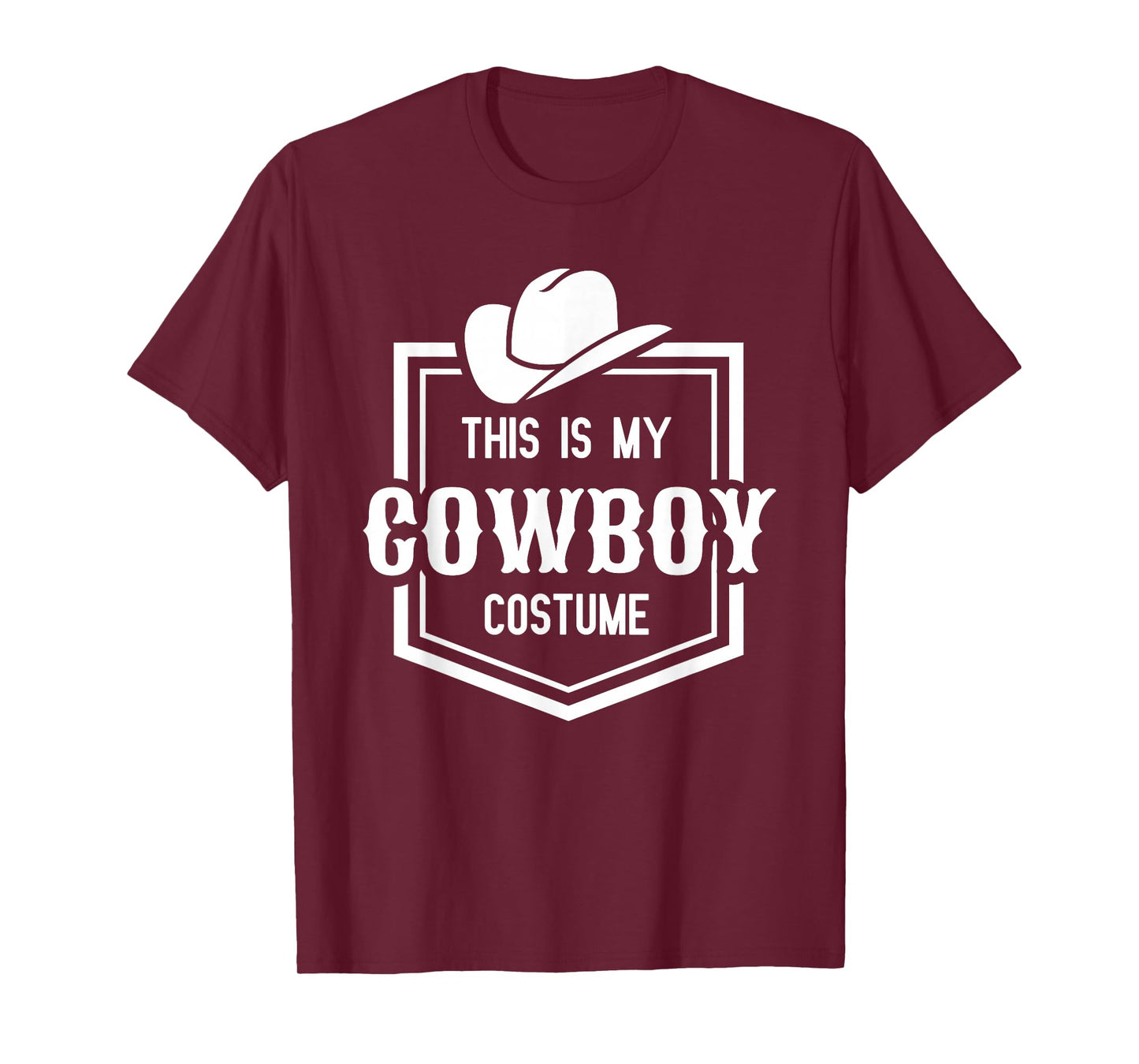 This is My Cowboy Costume Funny Lazy Country Western T-Shirt