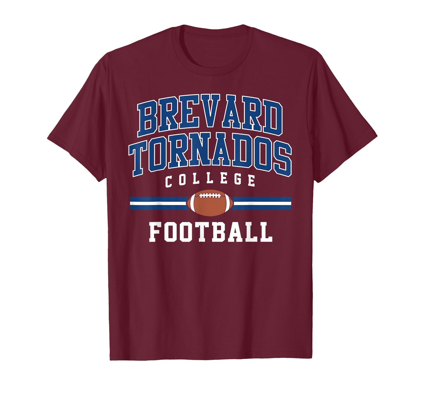 Brevard Tornados College Football Arch Vintage Design T-Shirt