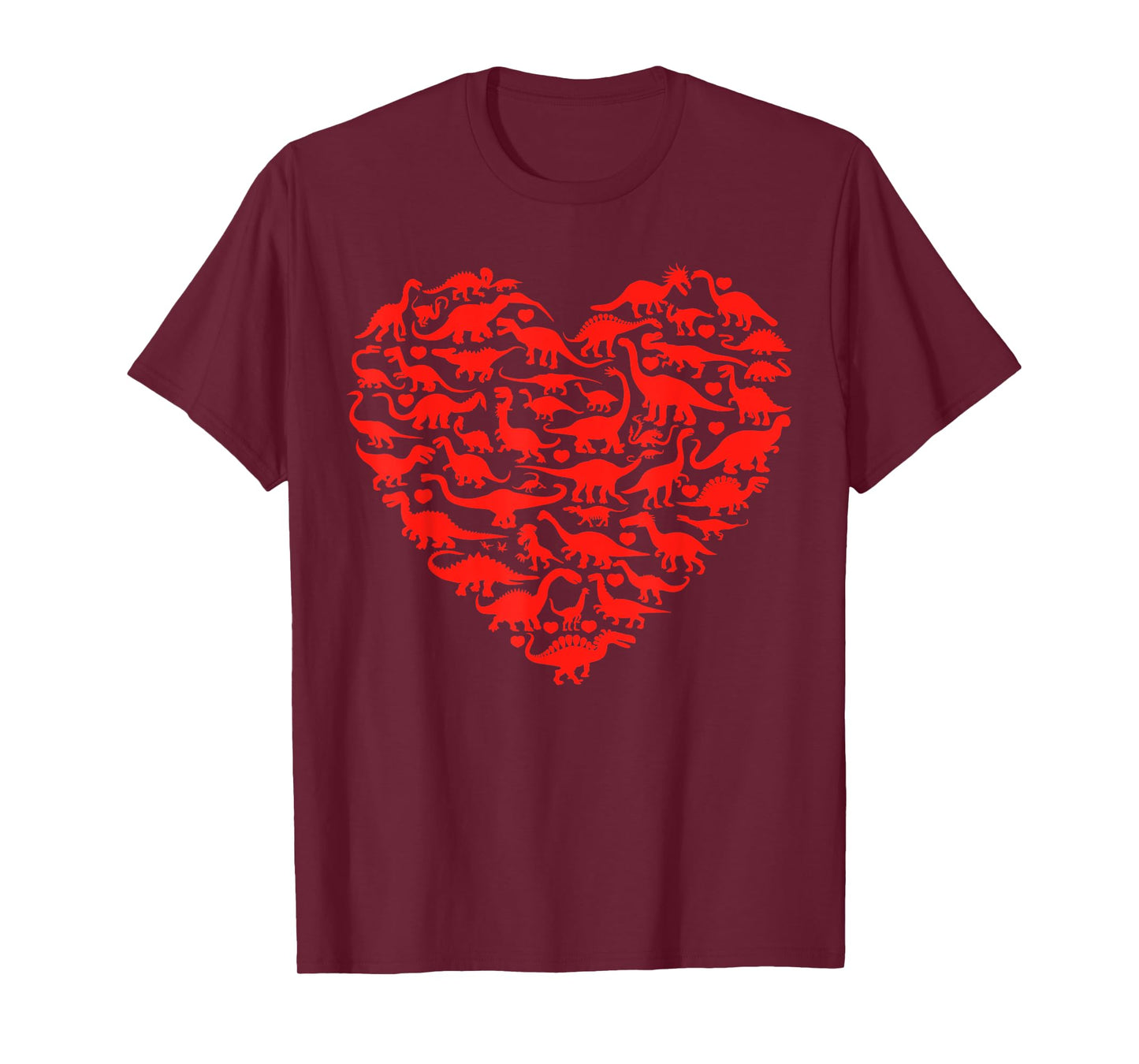 Dinosaur Love Heart T Rex Cute Valentines Day Boys Toddlers T-Shirt