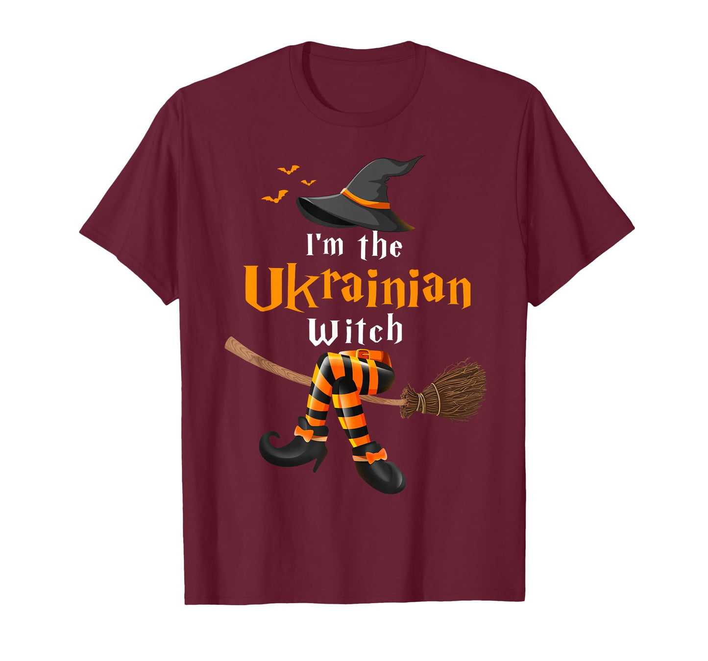 I'm The Ukrainian Witch Halloween Costume Witches T-Shirt