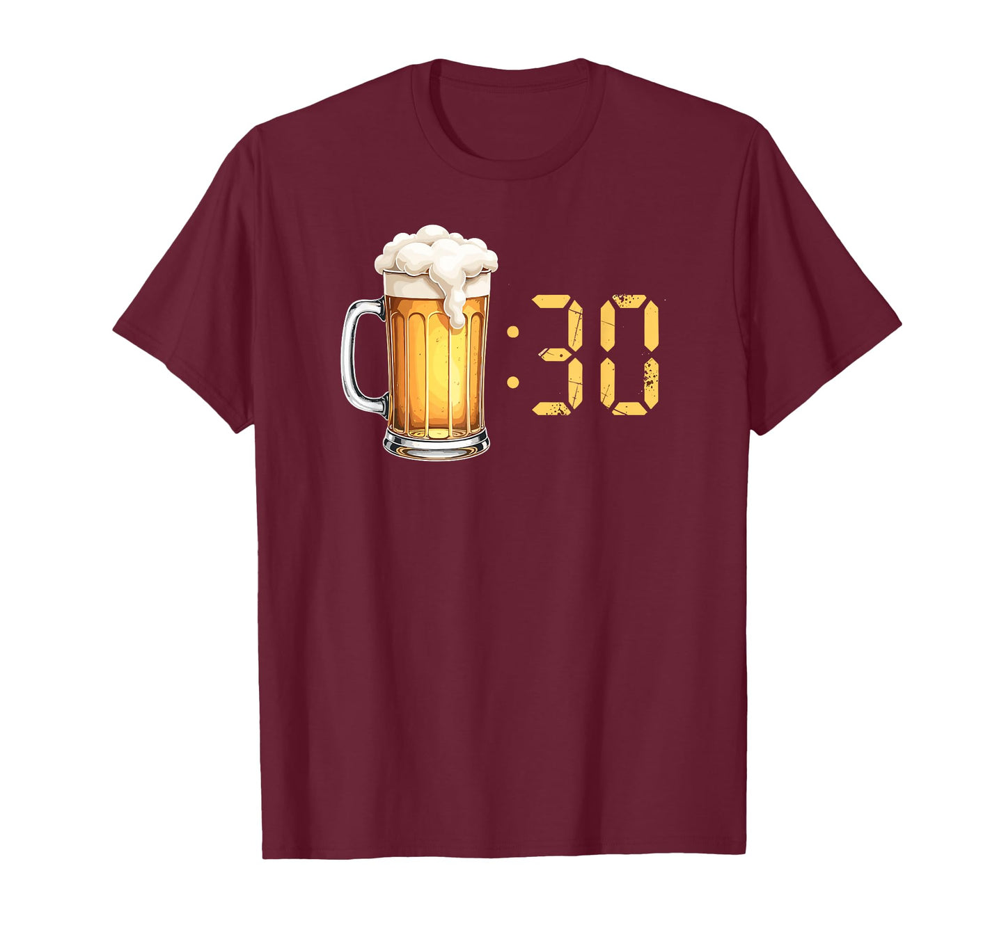 Funny Beer O'clock Humor Beer Time Drinking Team Matching T-Shirt