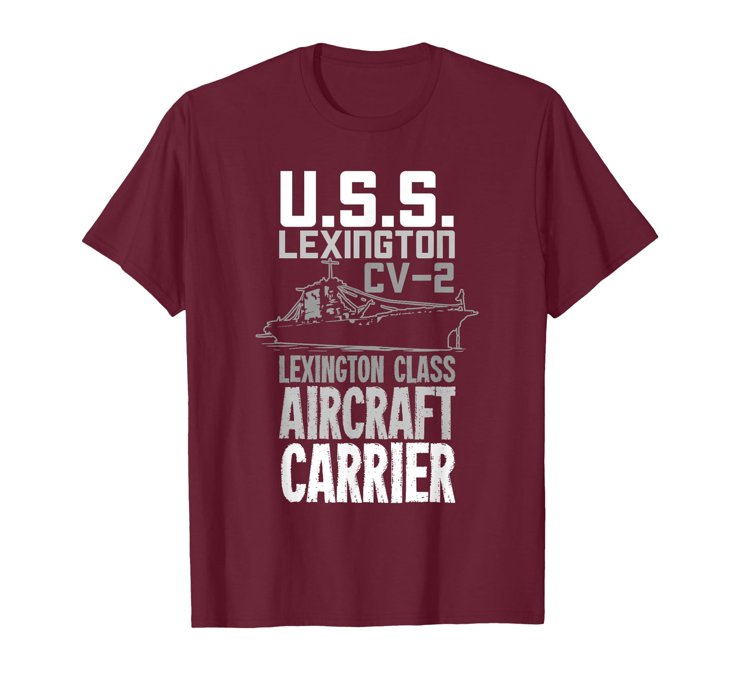USS Lexington CV-2 Aircraft Carrier Gift For A Veteran T-Shirt