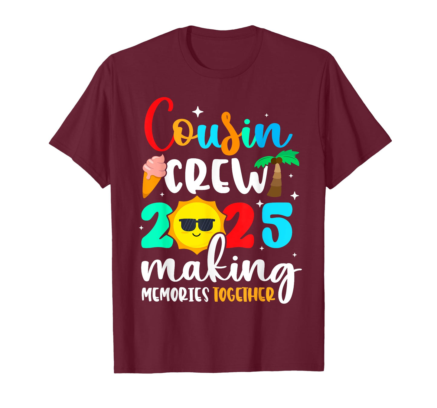 Cousin crew 2025 Summer Vacation Beach Family Trips Matching T-Shirt