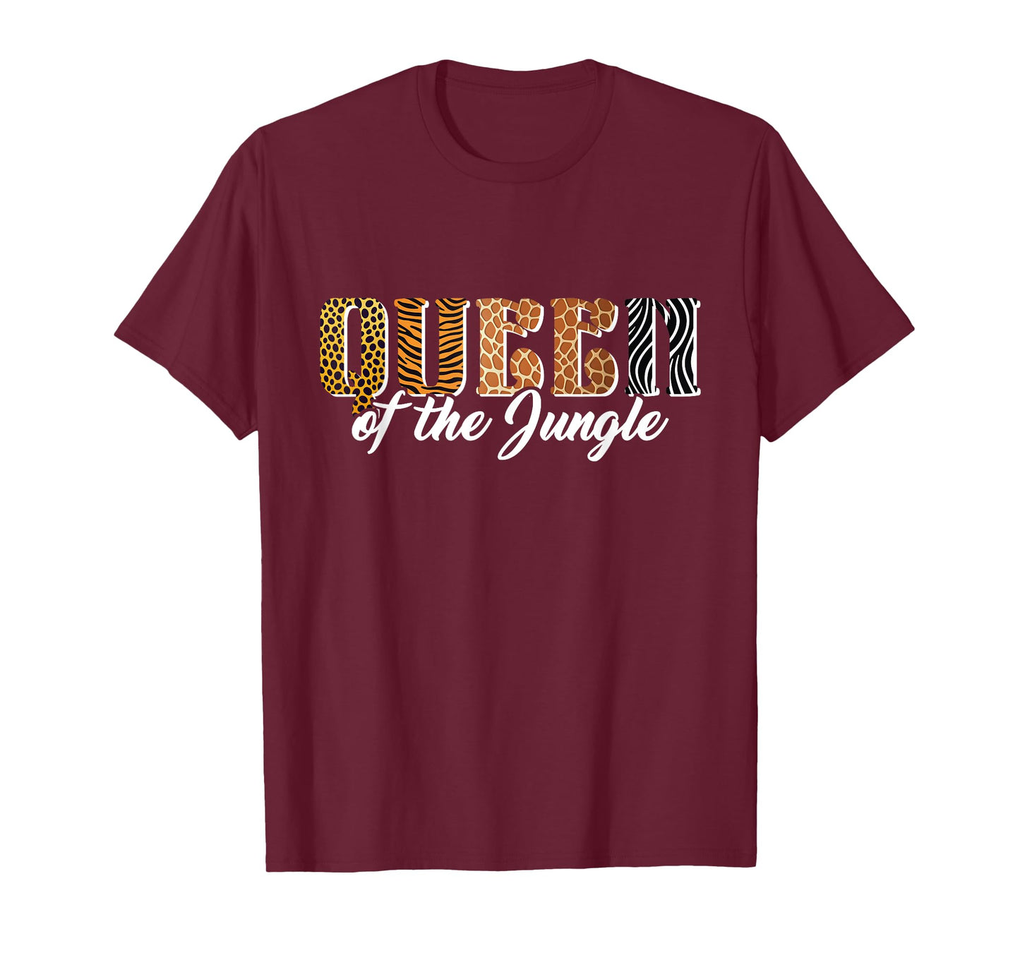Queen of the Jungle Safari Animal Birthday Matching Women T-Shirt