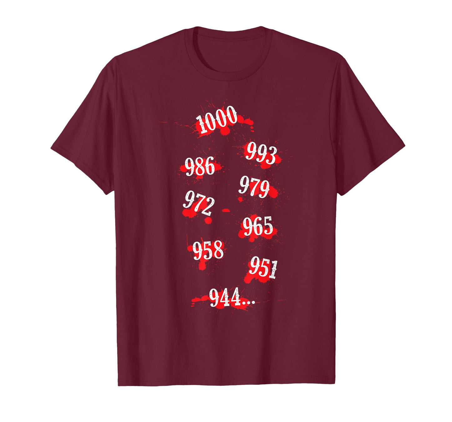 1000 Minus 7 Anime Manga Ghoul Otaku Cosplay T-Shirt