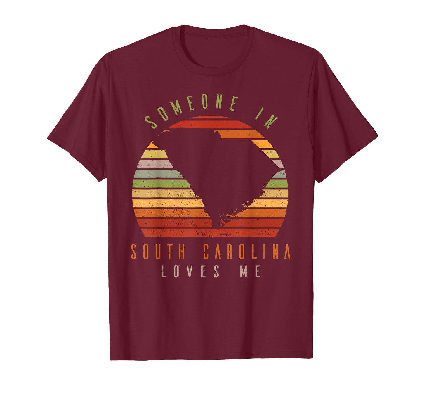 Someone in South Carolina Loves Me Vintage State Retro T-Shirt