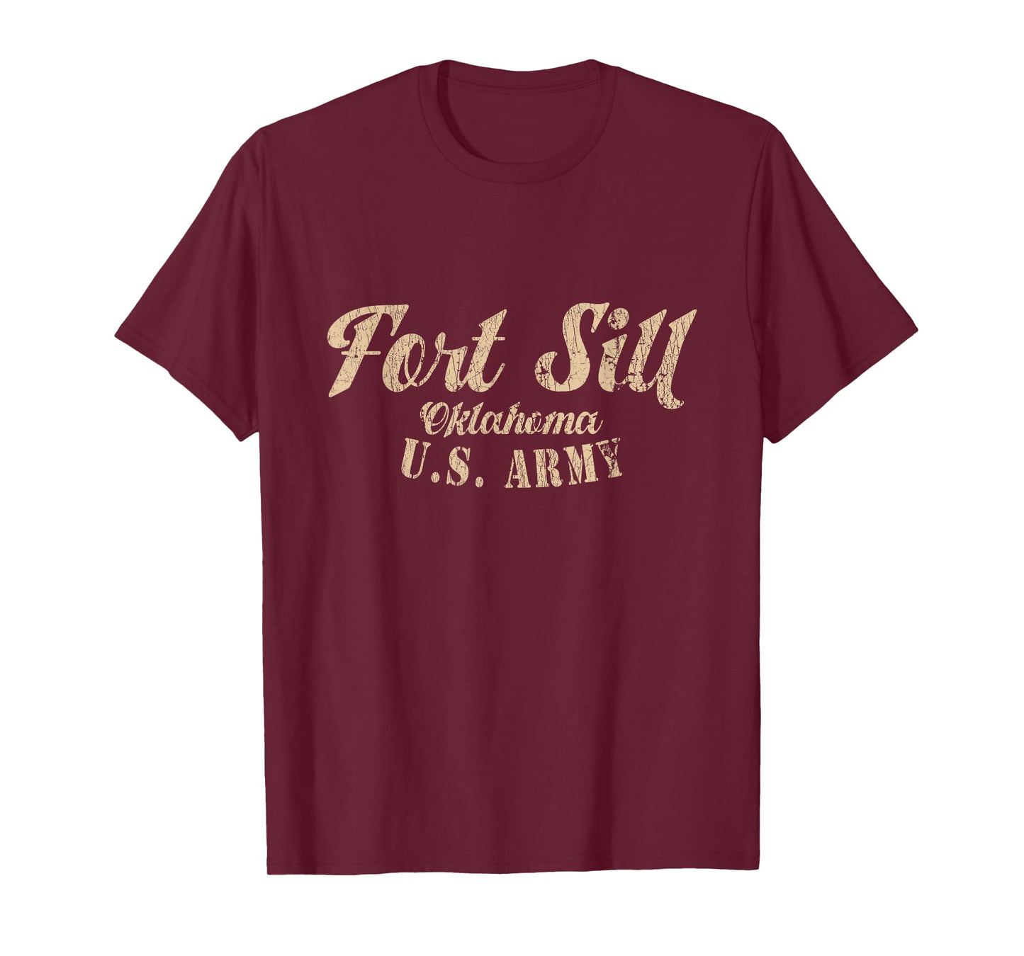 Fort Sill Vintage Lawton Oklahoma OK Military Base Gifts T-Shirt