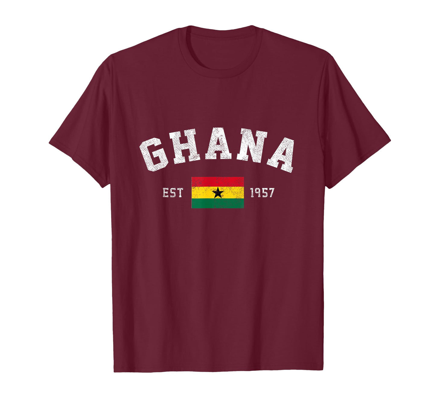 Ghana Est. 1957 Ghanaian Flag Independence Day T-Shirt