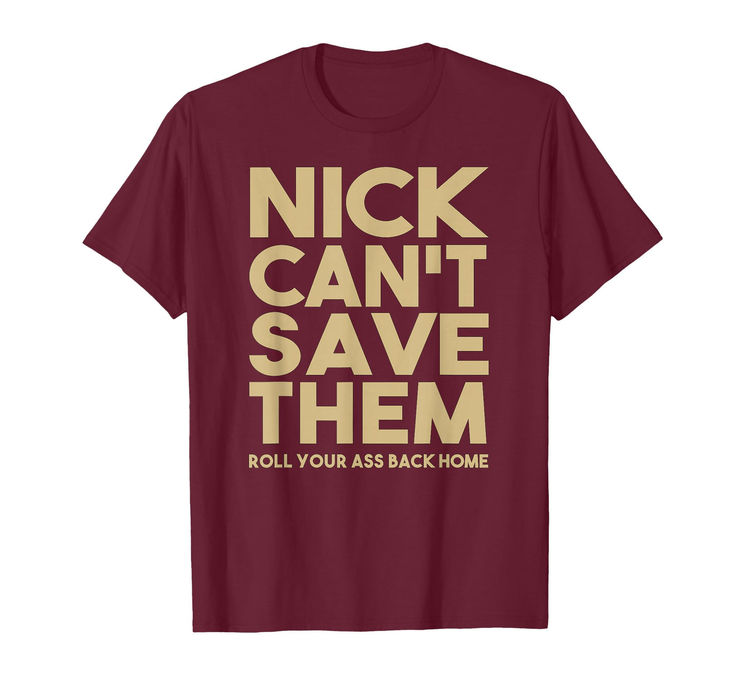 Florida Rivalry Funny Roll Back Home Sarcastic Design T-Shirt