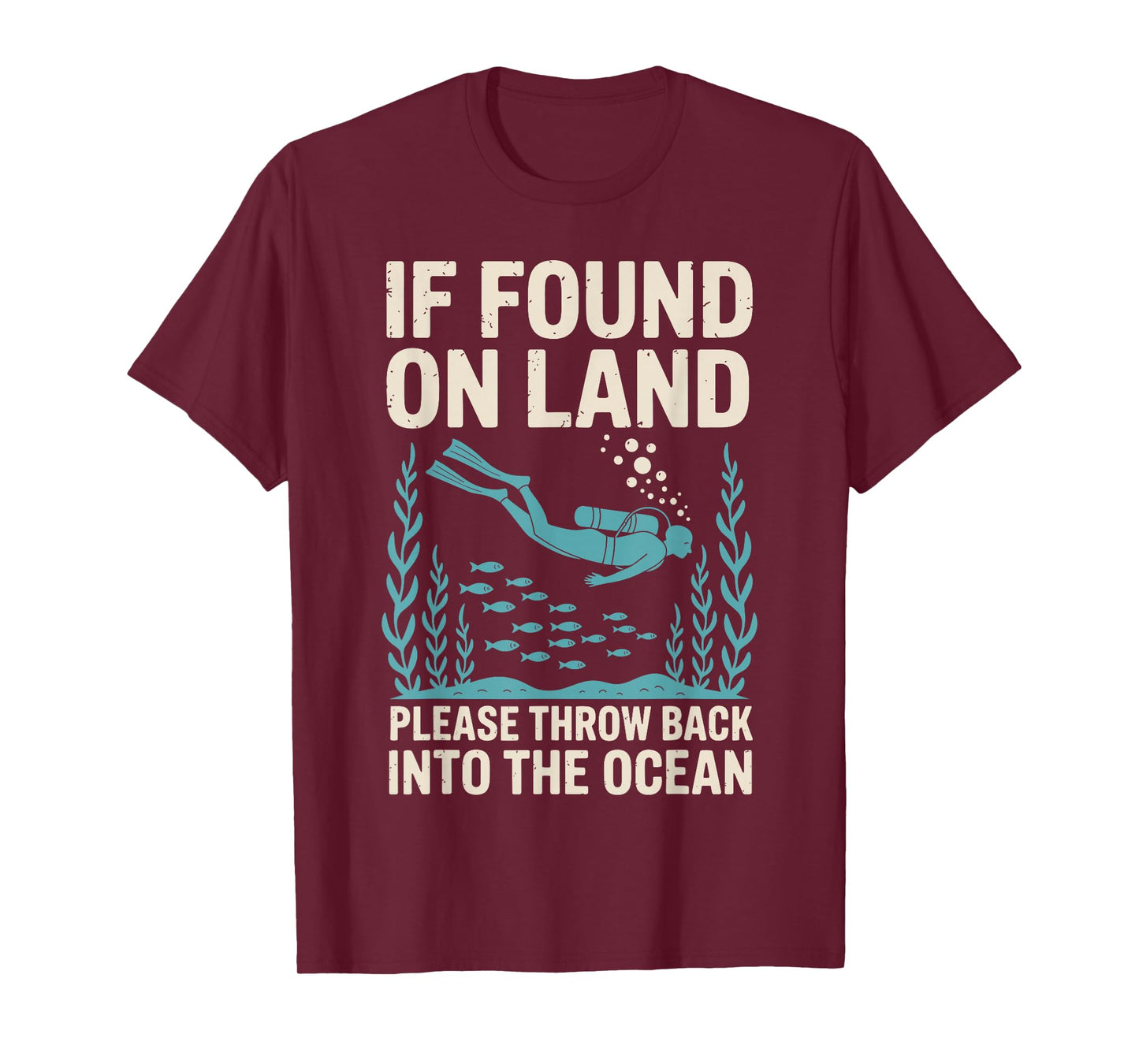 Funny Scuba Diving Art for Men Women Scuba Diver Scuba Lover T-Shirt
