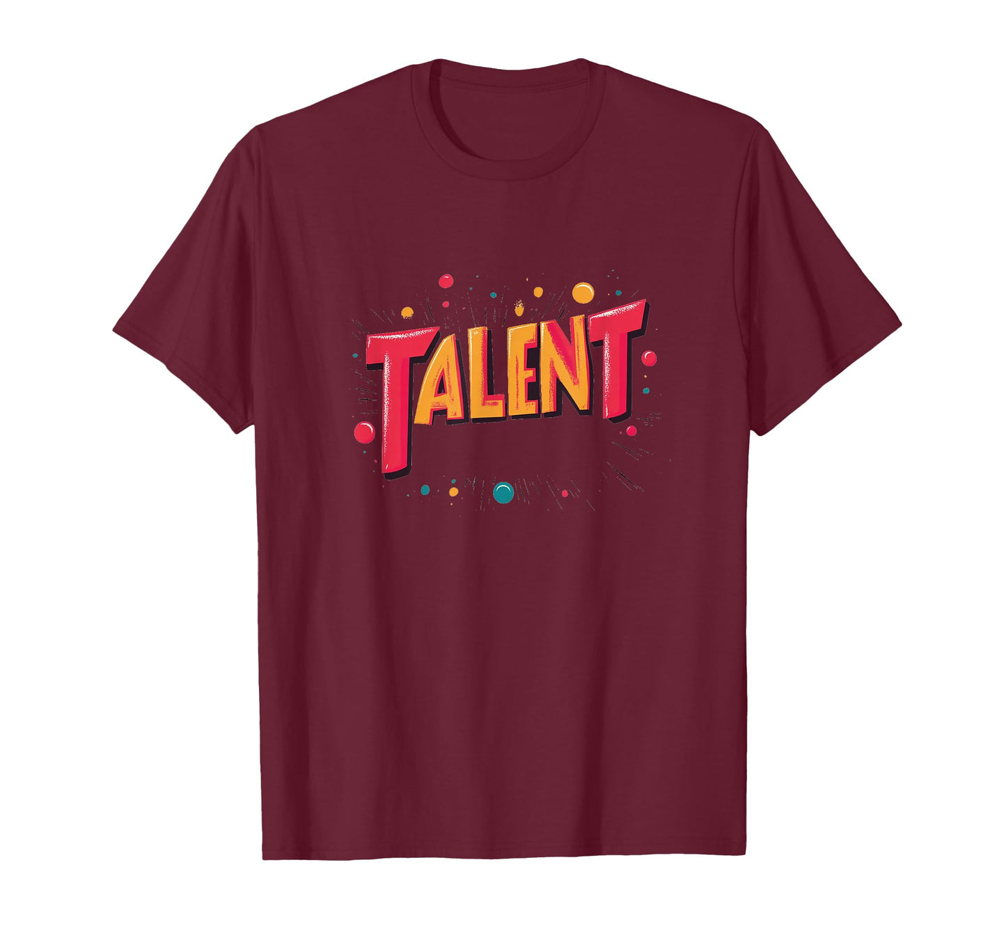 Colorful Talent Speech Emblem T-Shirt