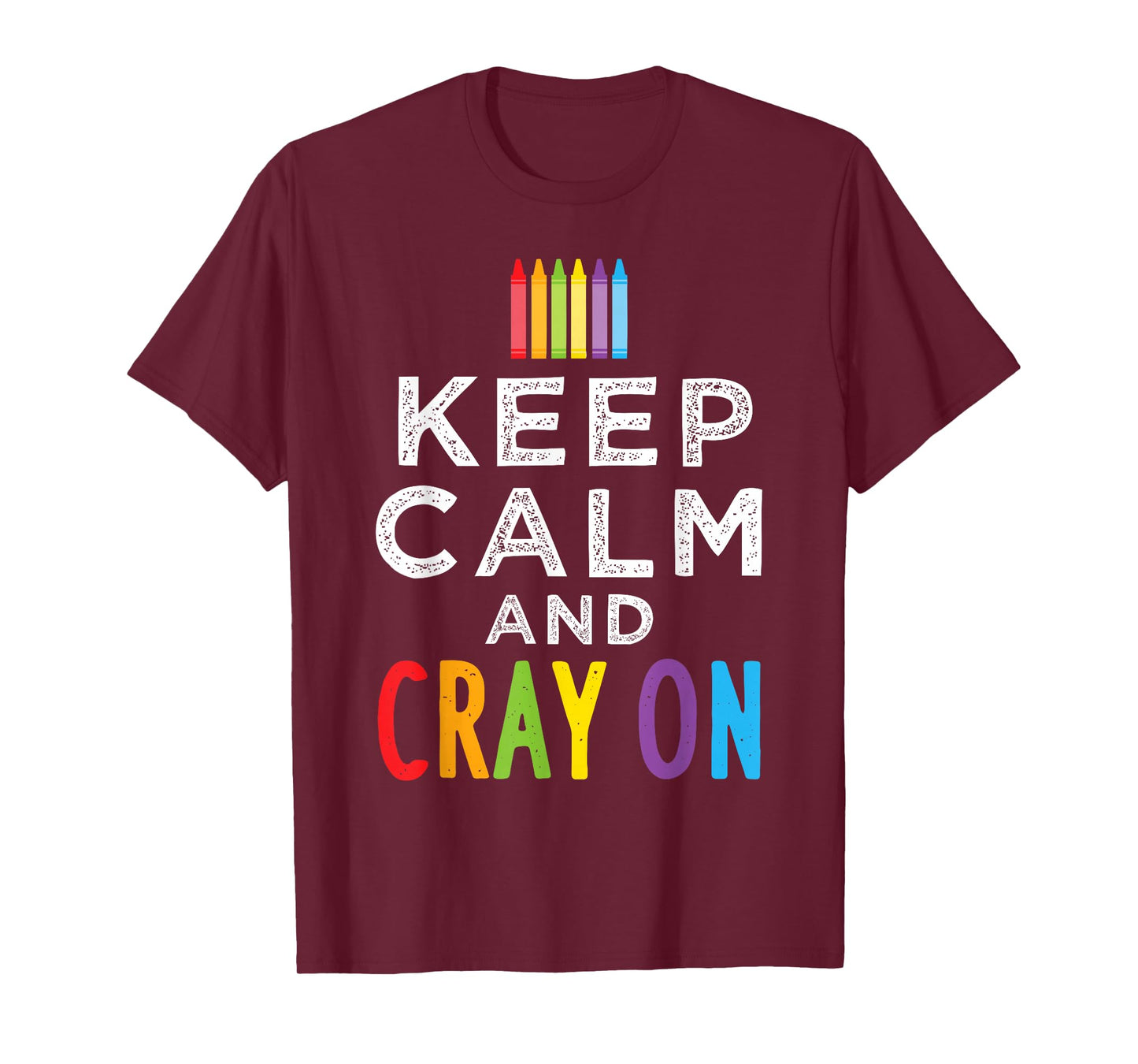 Cray On Coloring Book Crayon Design T-Shirt