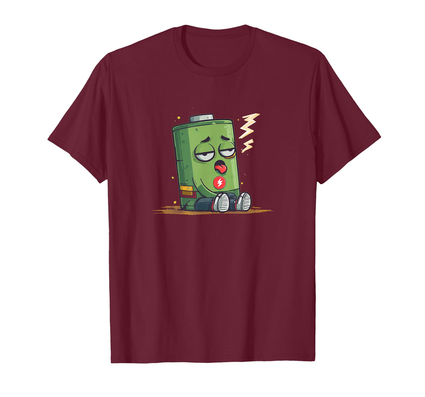 Low Energy Battery Costume for Adults and Kids T-Shirt